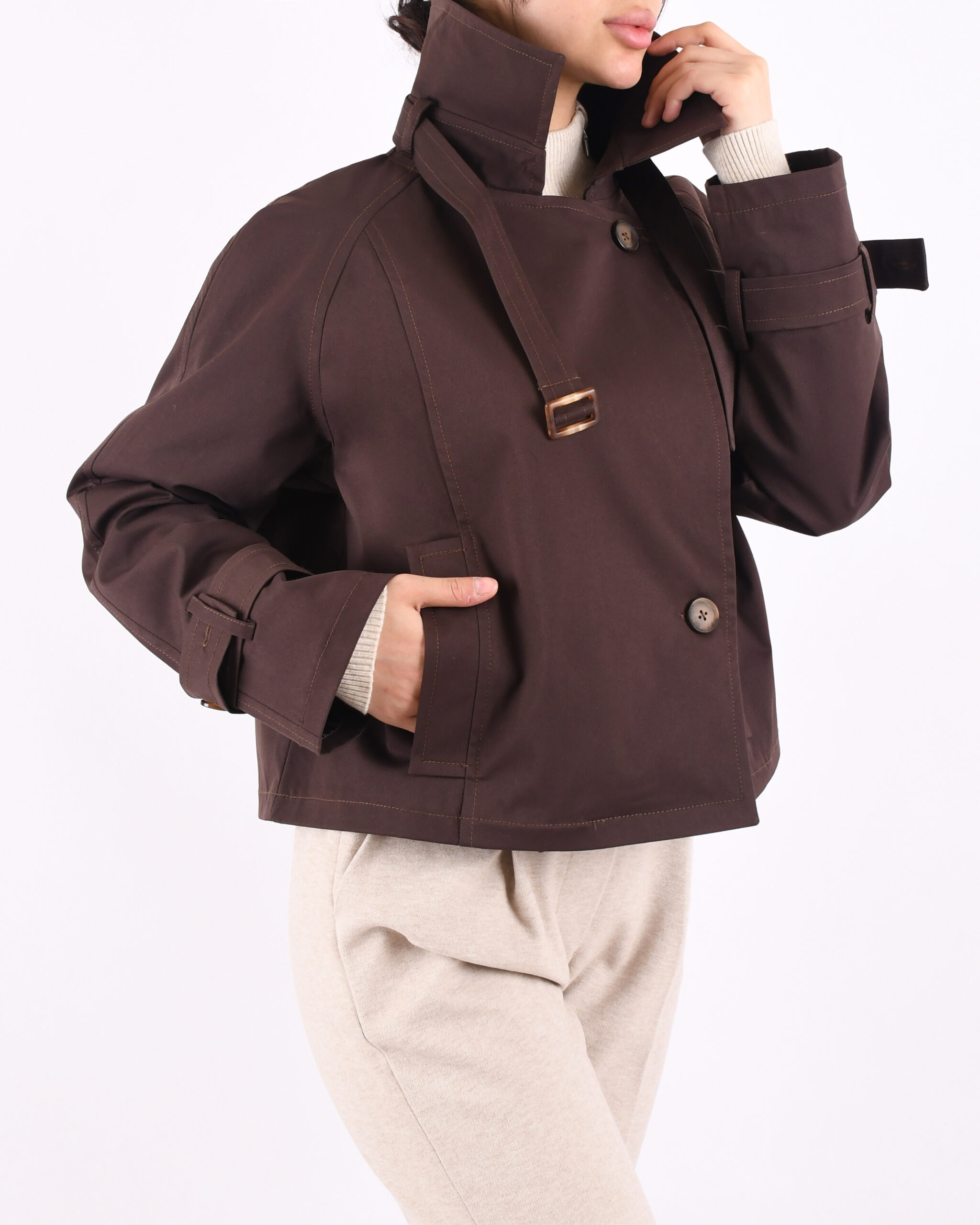 کراپ کت آستین رگلان L00159