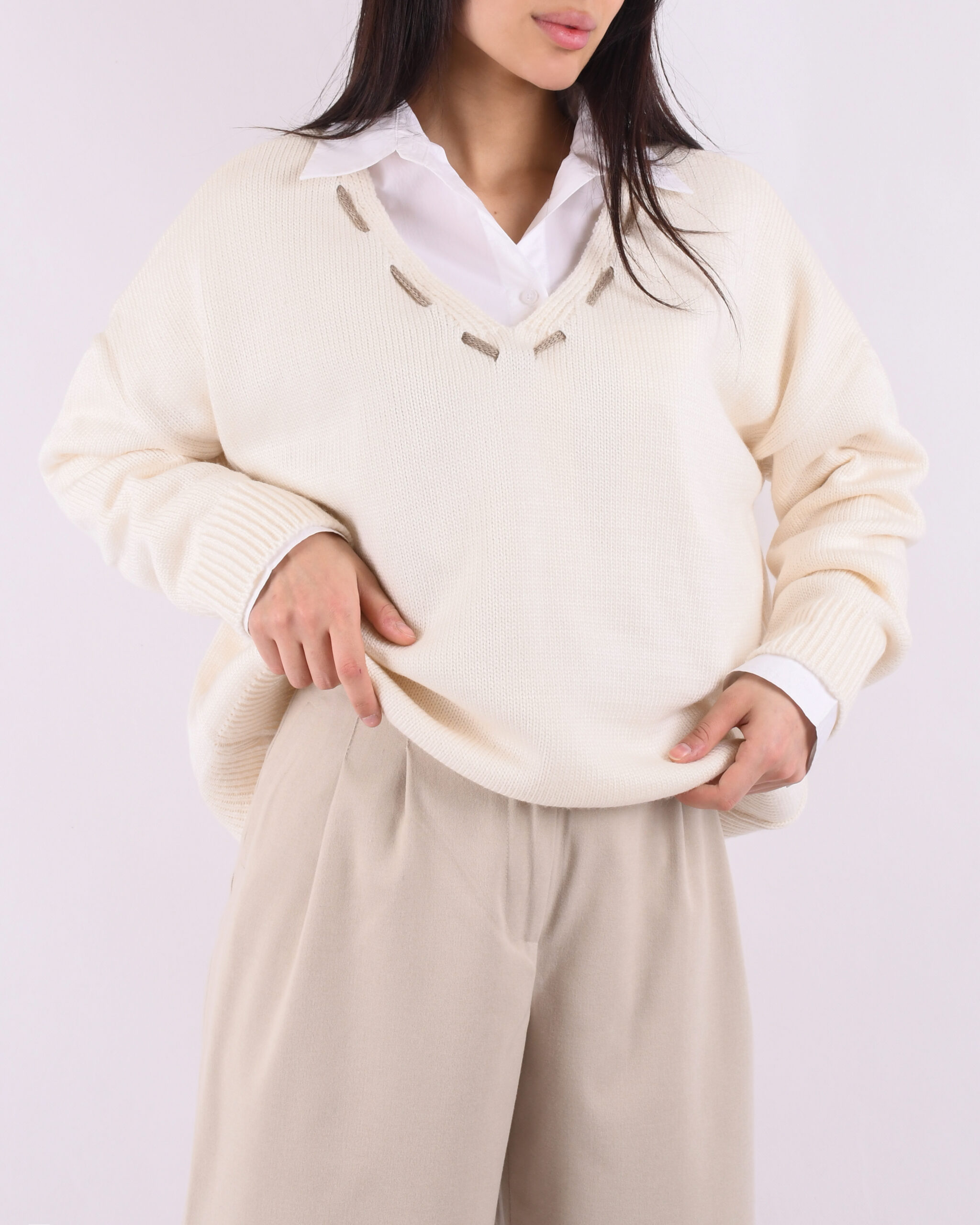 بلوز بافت فلور P0029