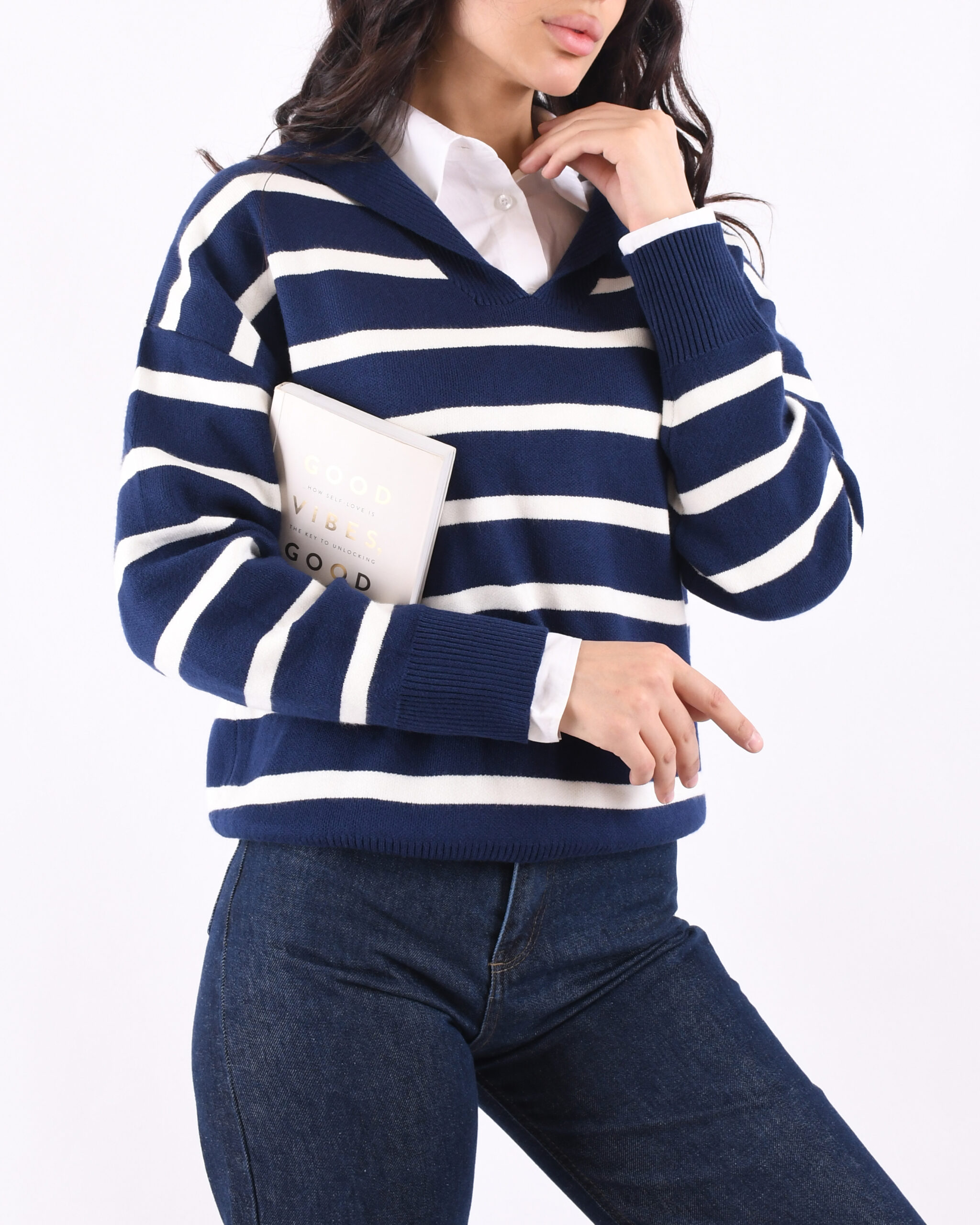 پلیور راه راه L00166