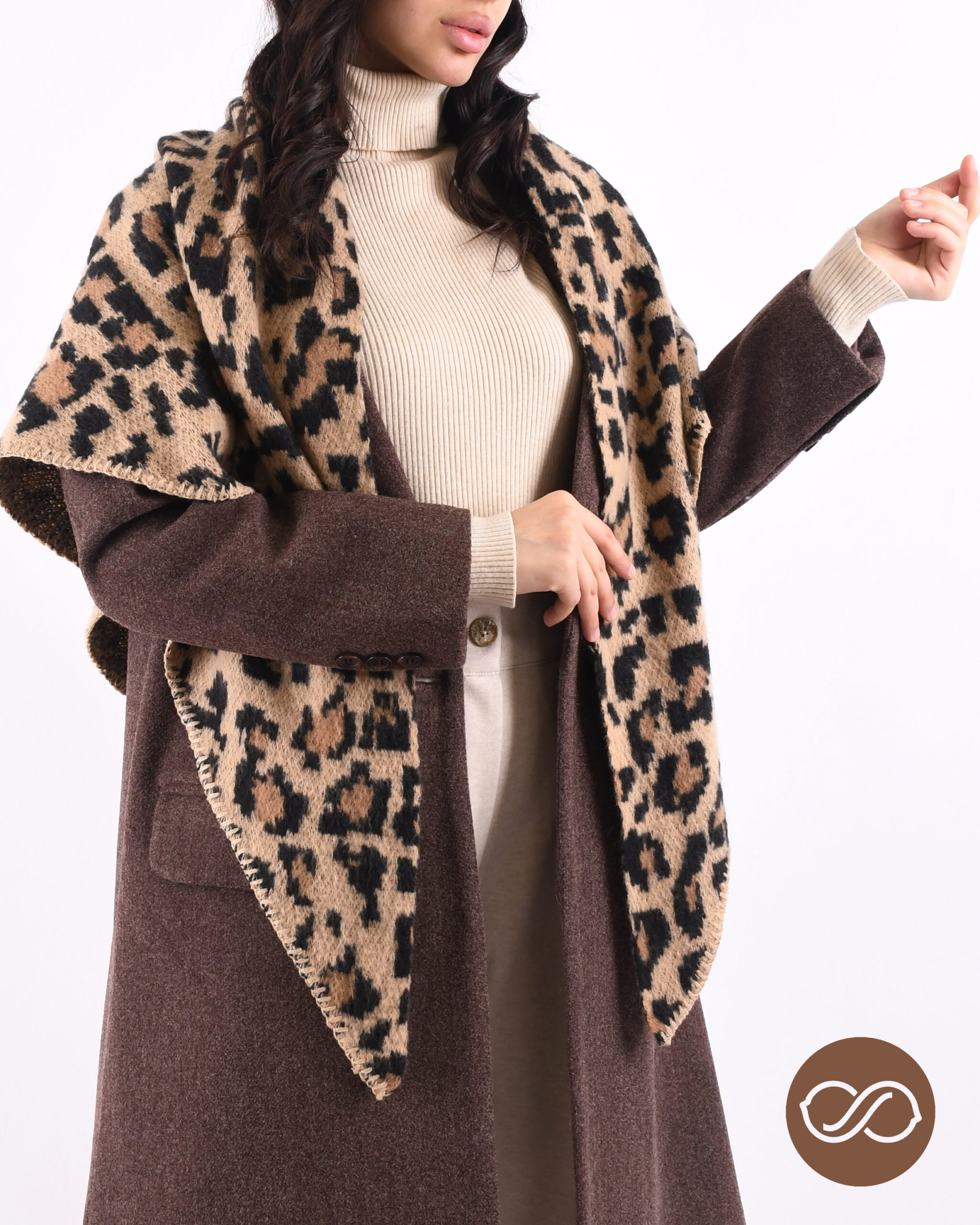 روسری سه گوش مادام رز S00782