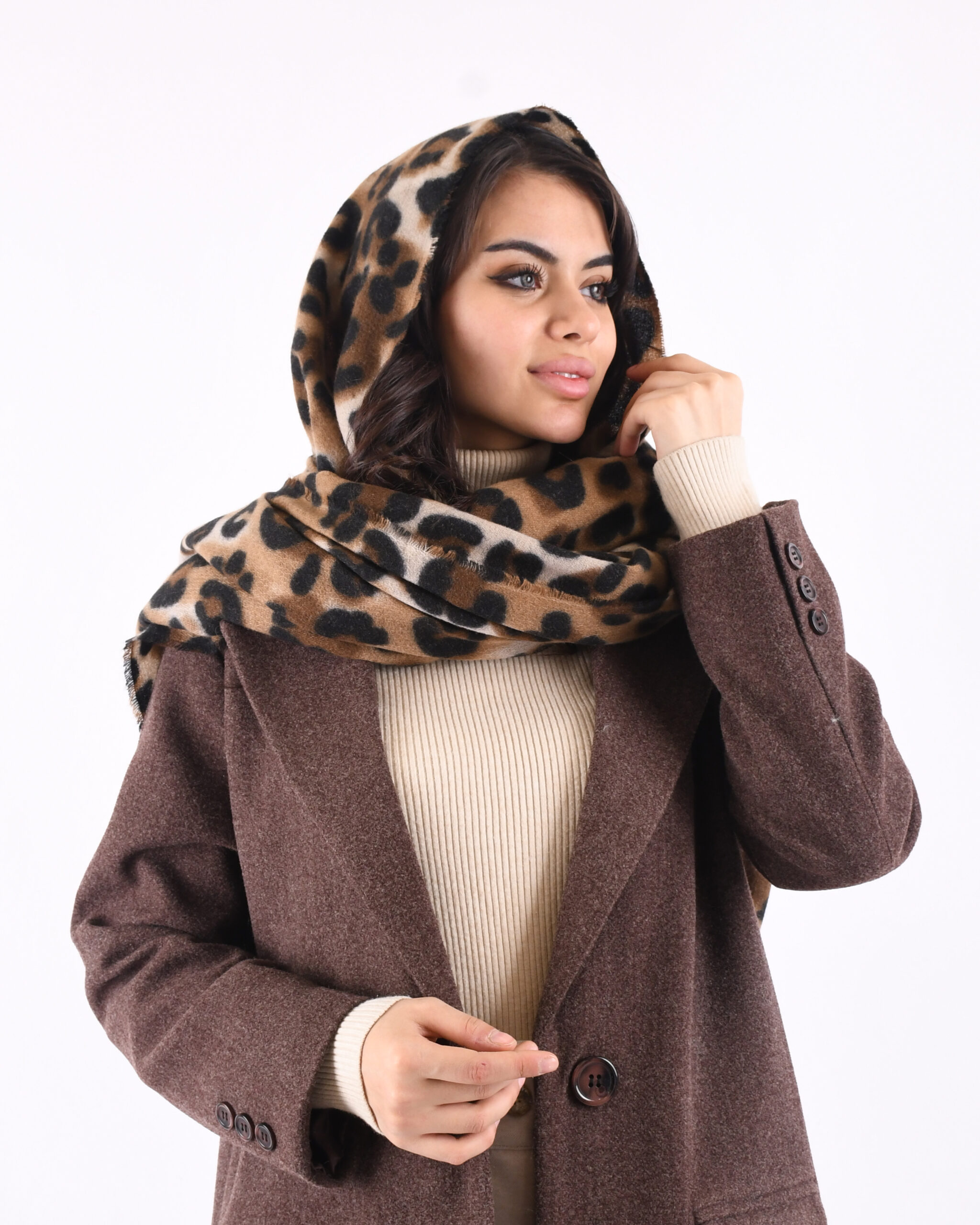 شال موهر پلنگی S00780