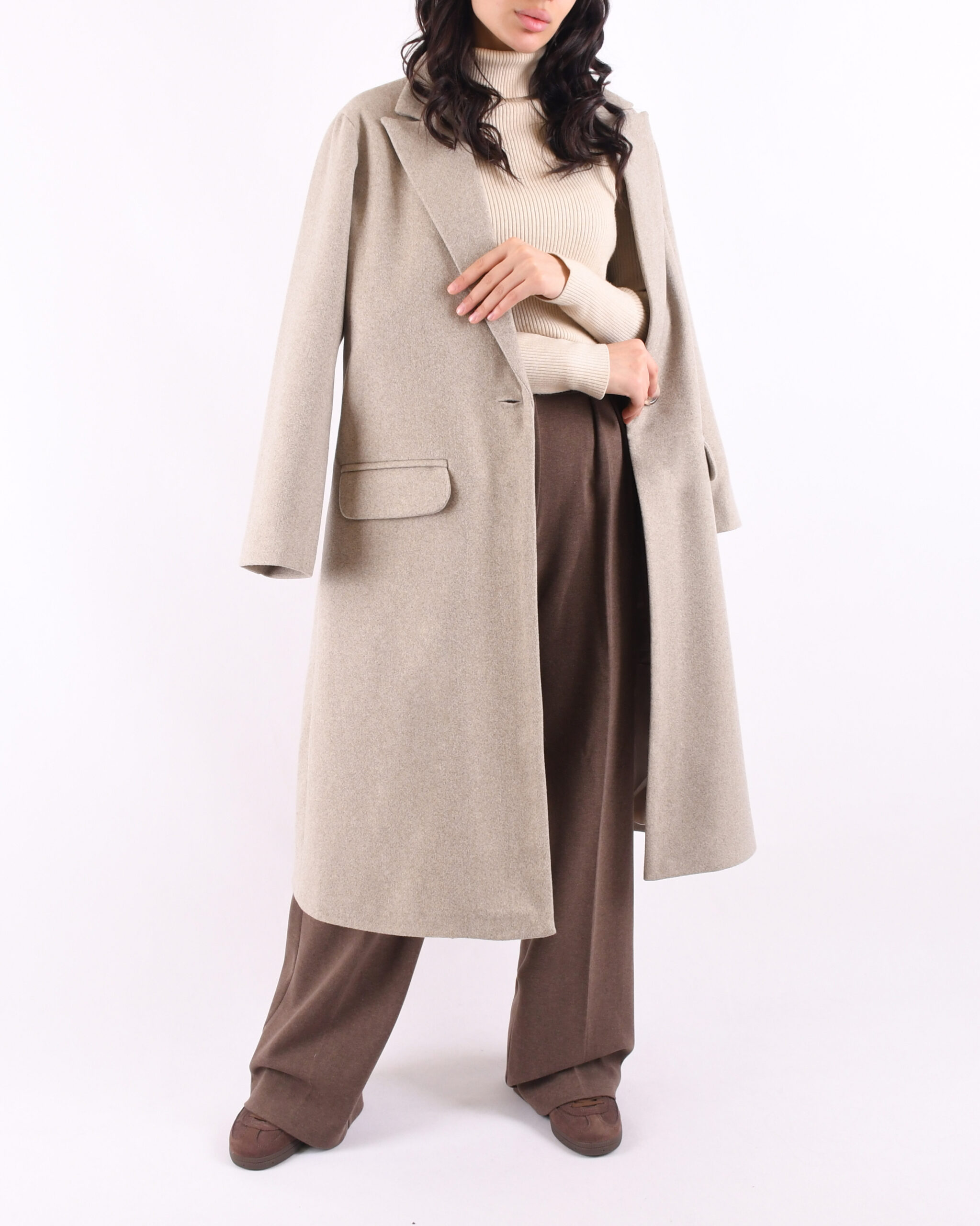 پالتو فوتر یقه انگلیسی L00195