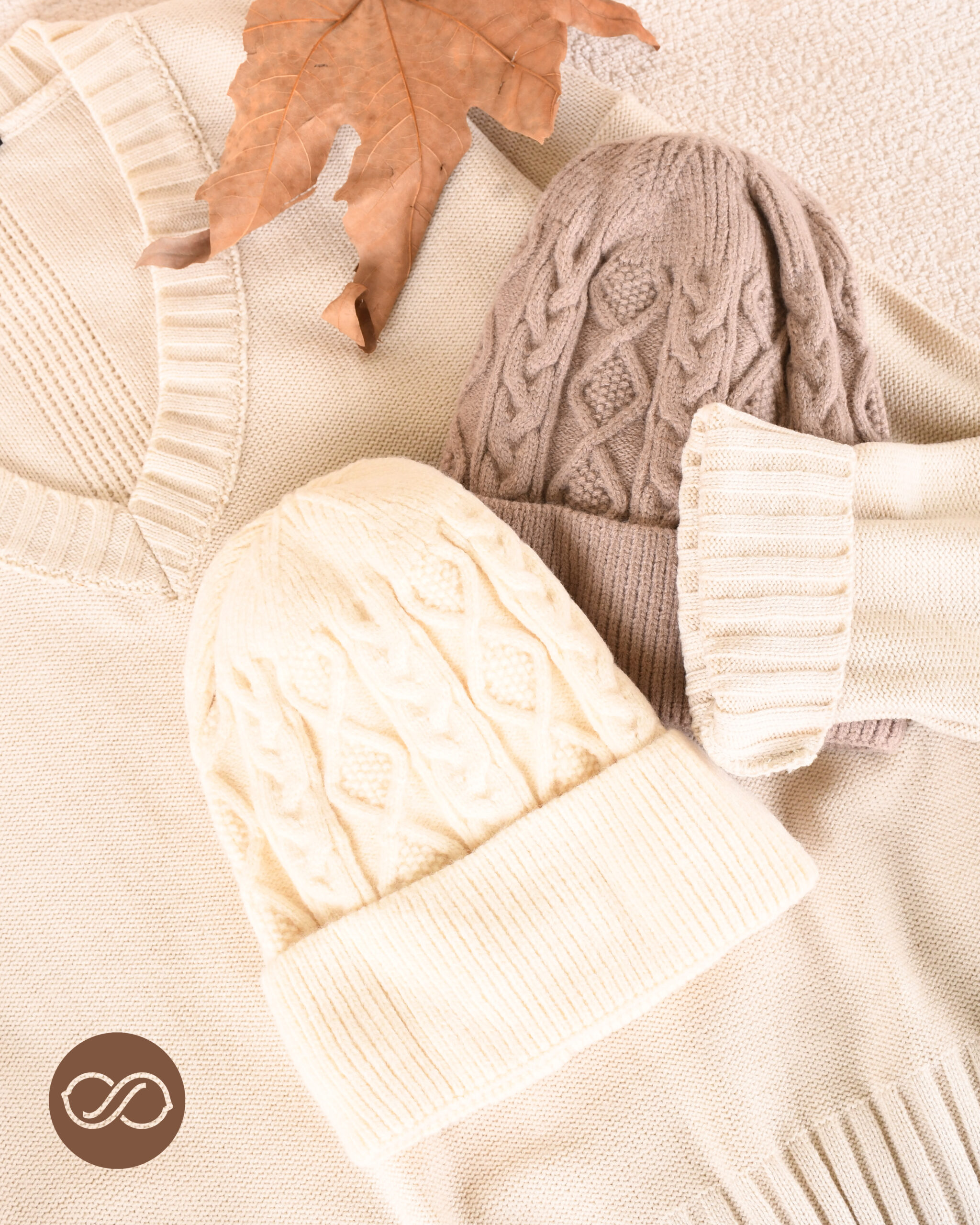 کلاه بافت لوزی S00748