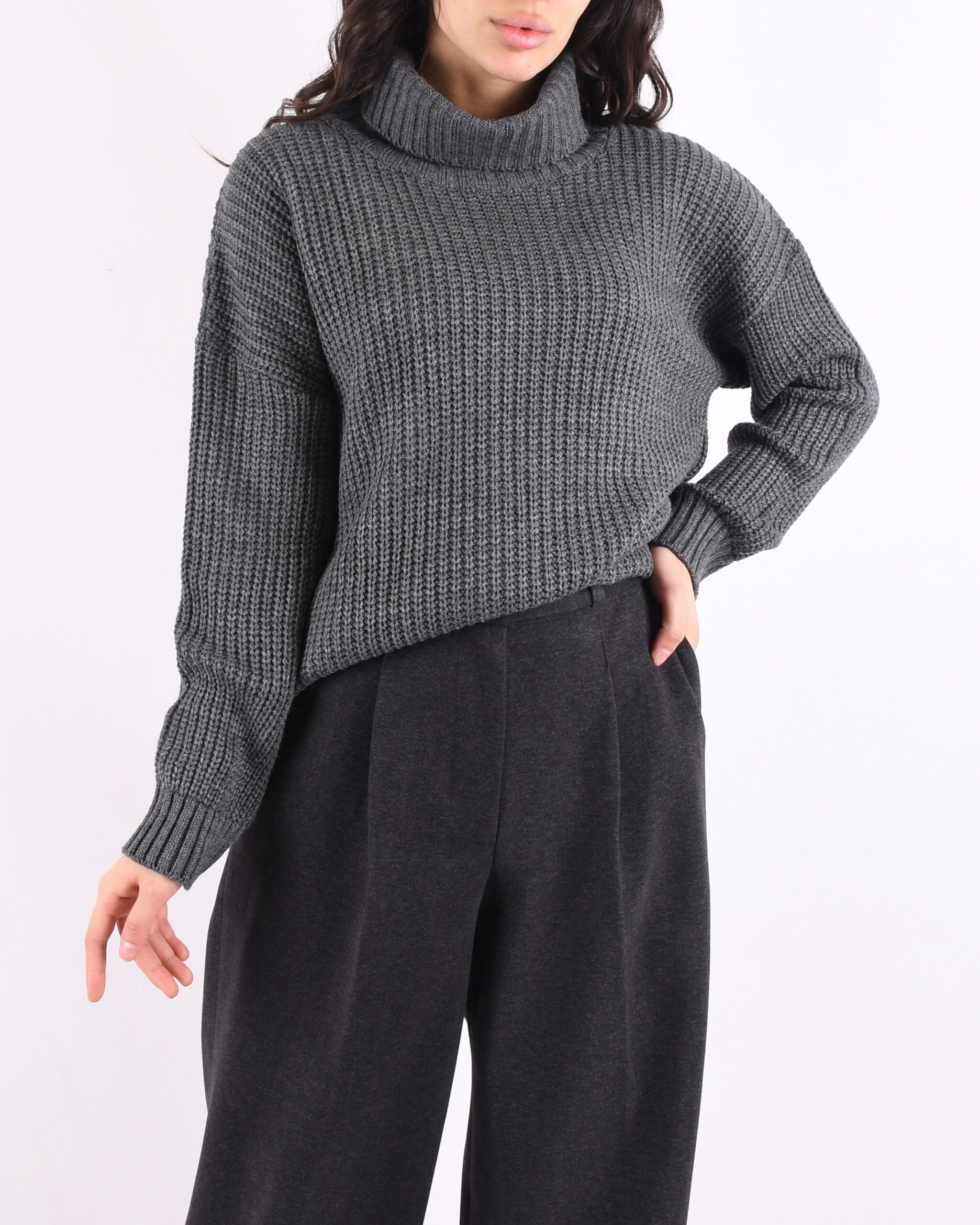 پلیور یقه اسکی L00202