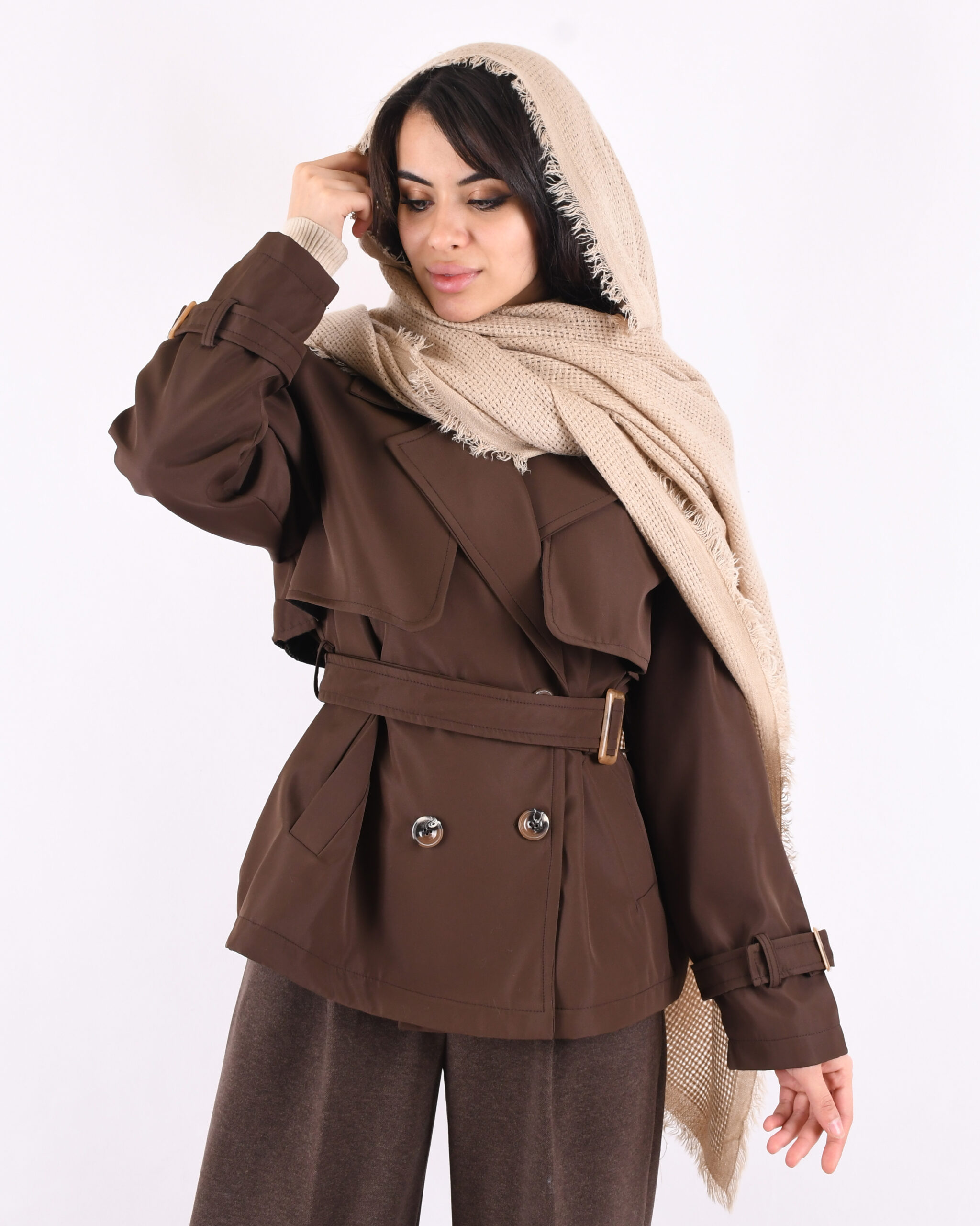 شال پاییزه زنبوری S00792