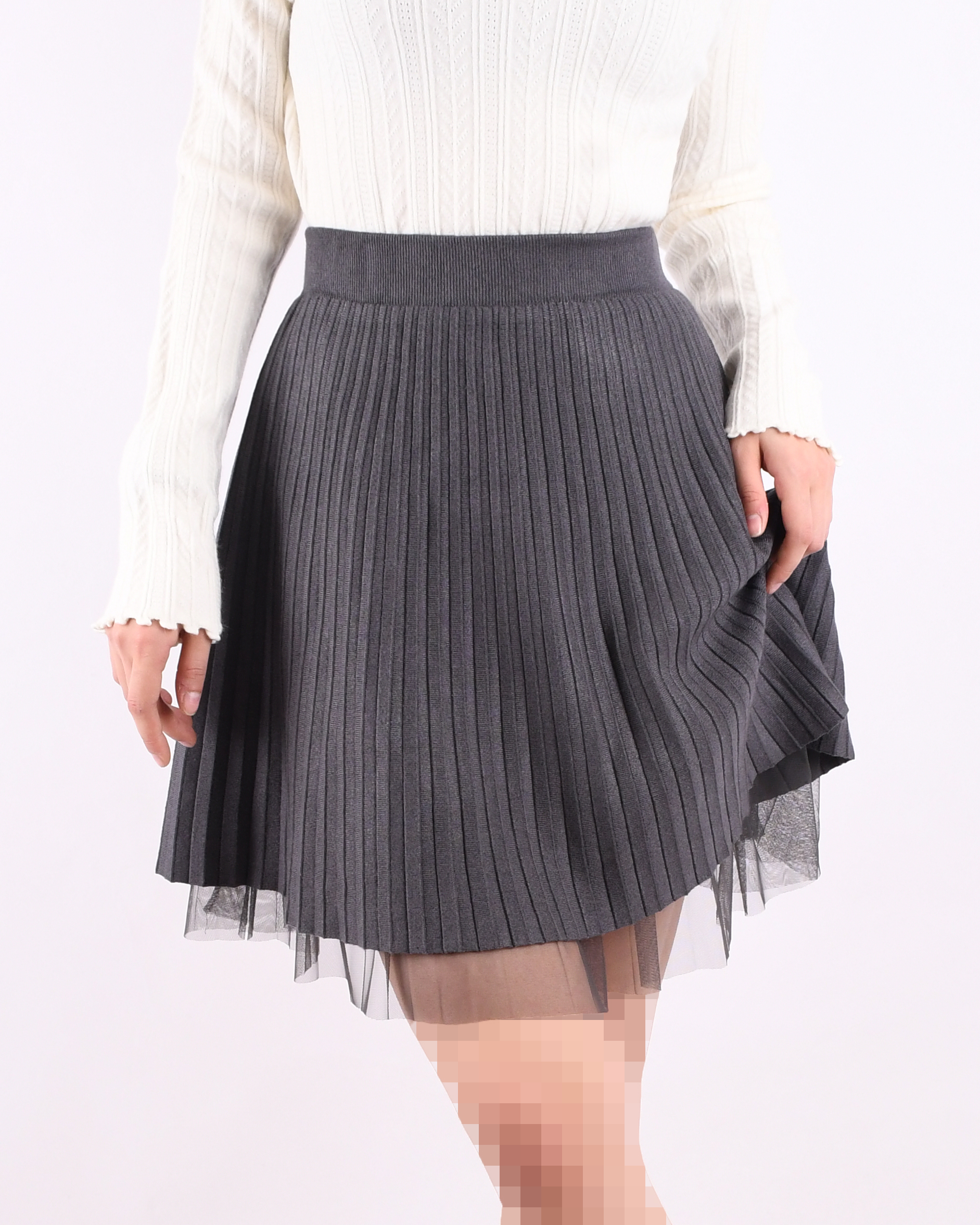 دامن بافت کوتاه L00115