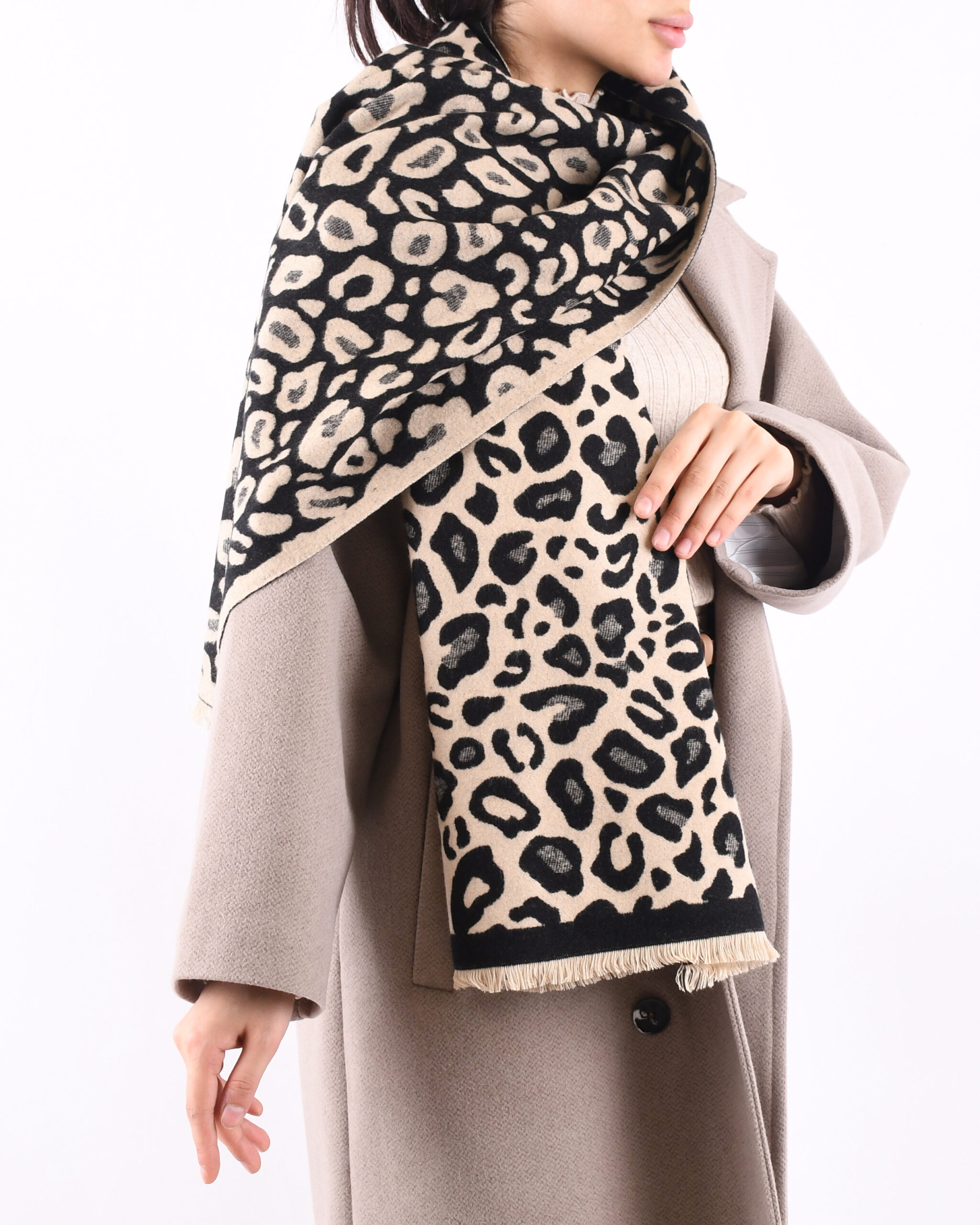 شال موهر پلنگی S00783