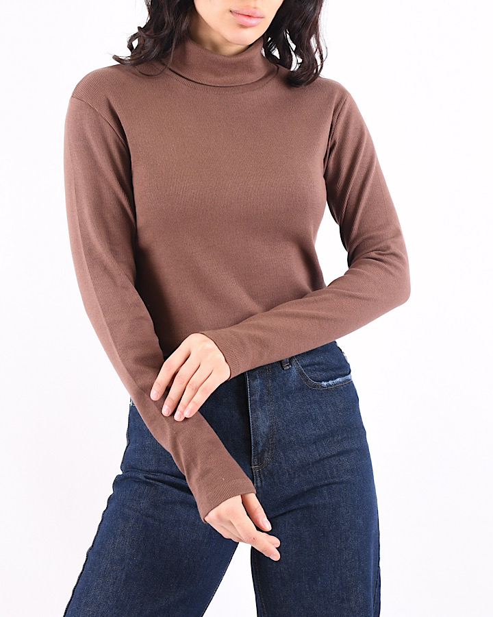 بلوز یقه اسکی کش بافت L00198