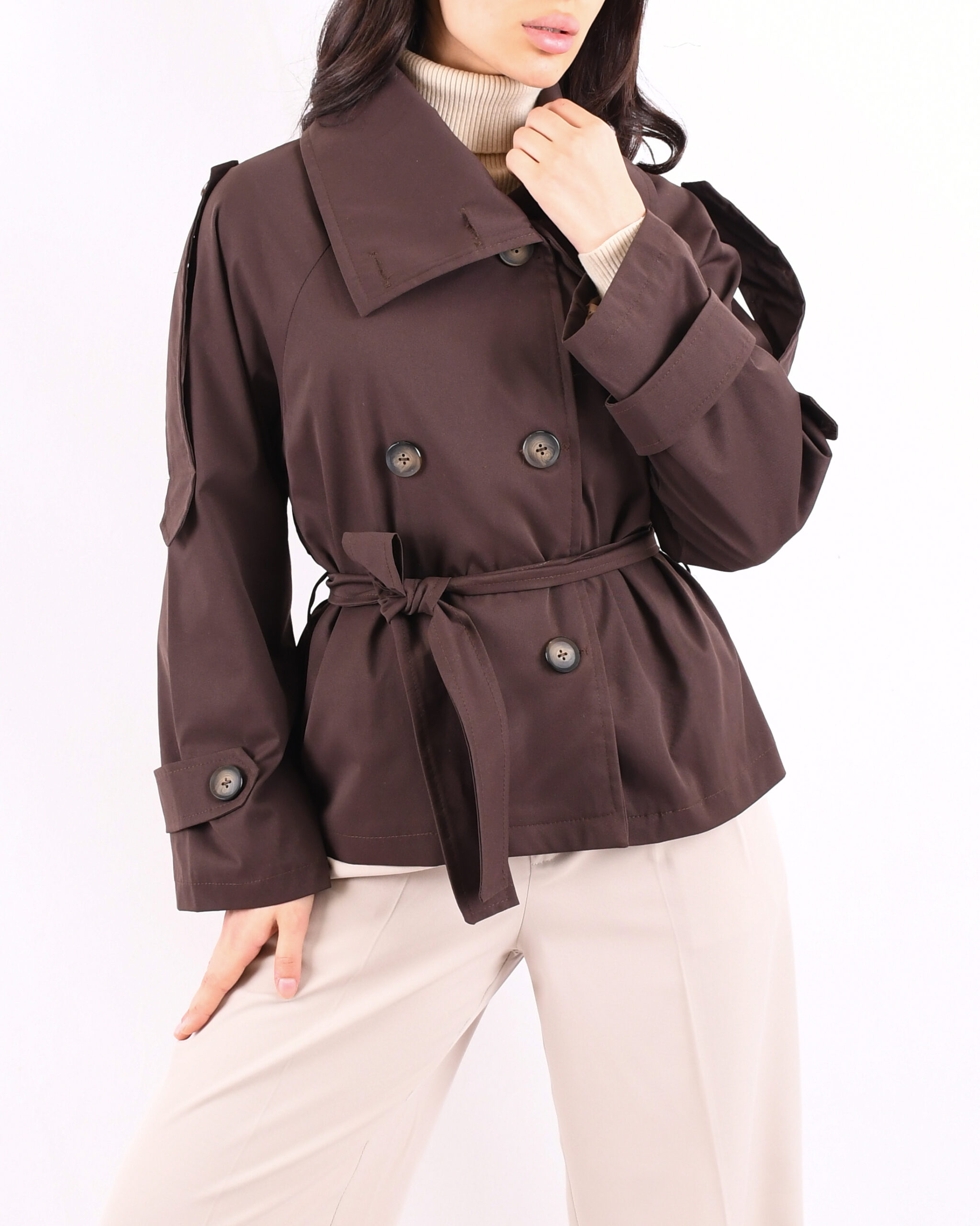 ترنچ کت برشکا L00133