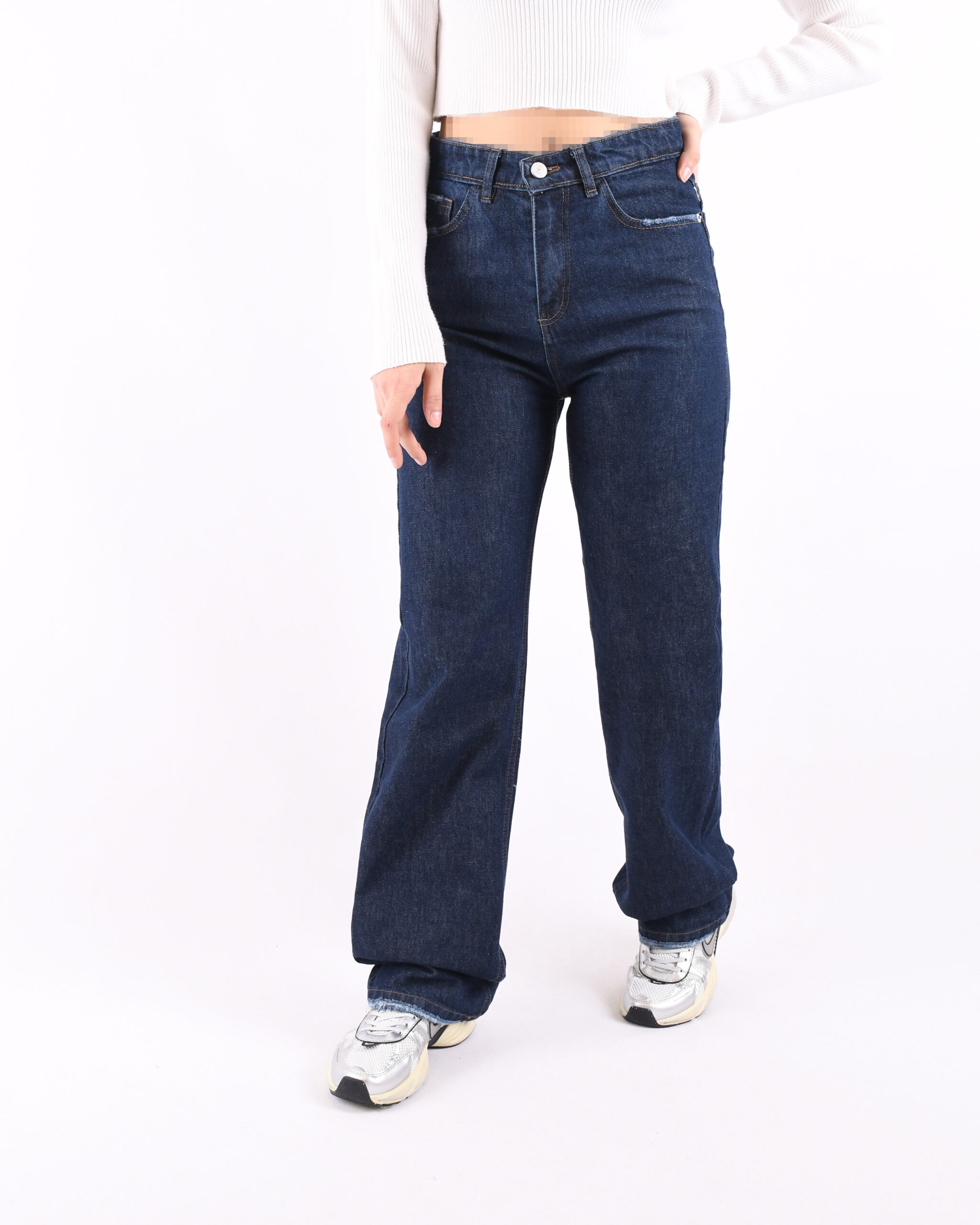 شلوار جین نیم بگ P0053