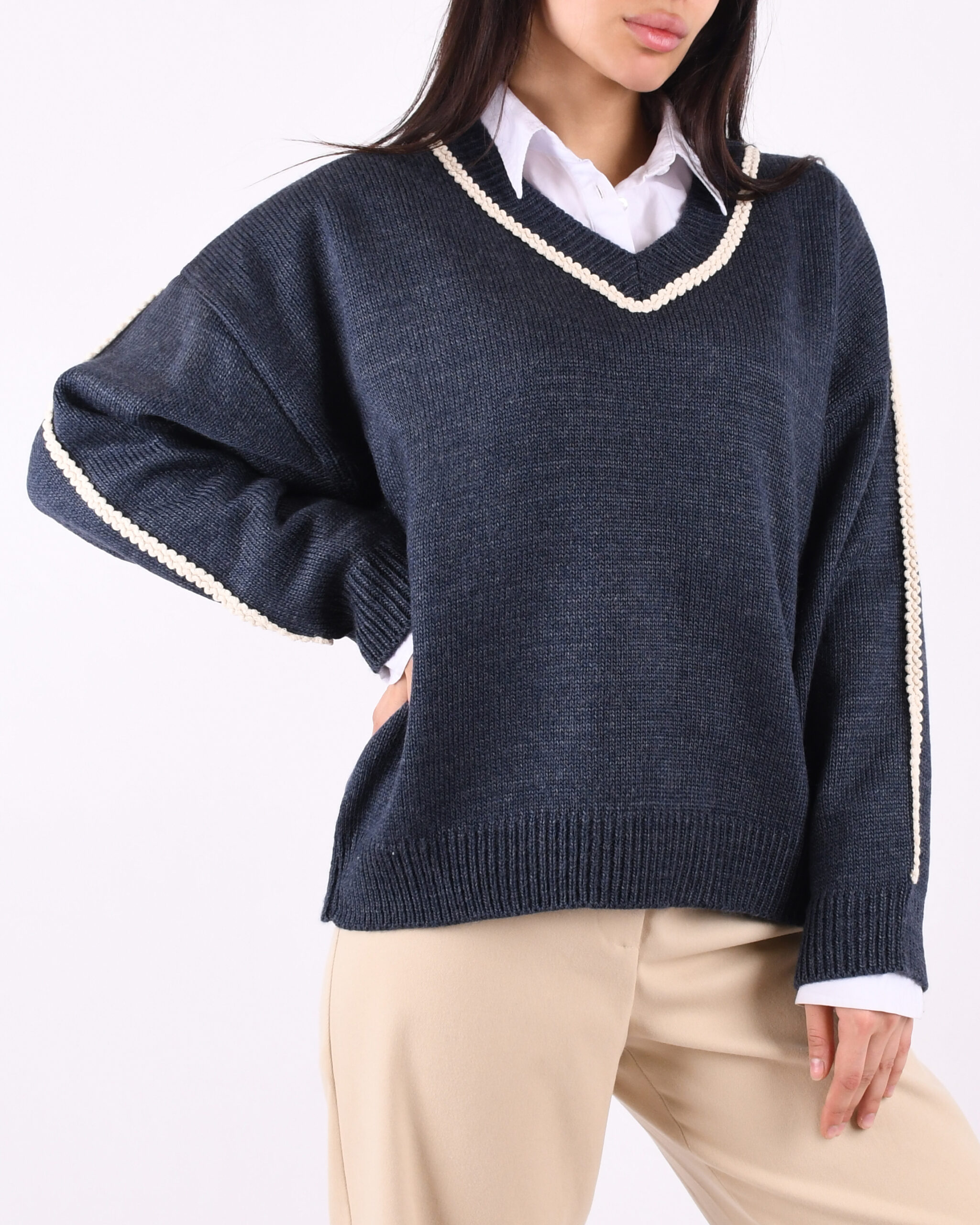 پلیور یقه هفت p0032