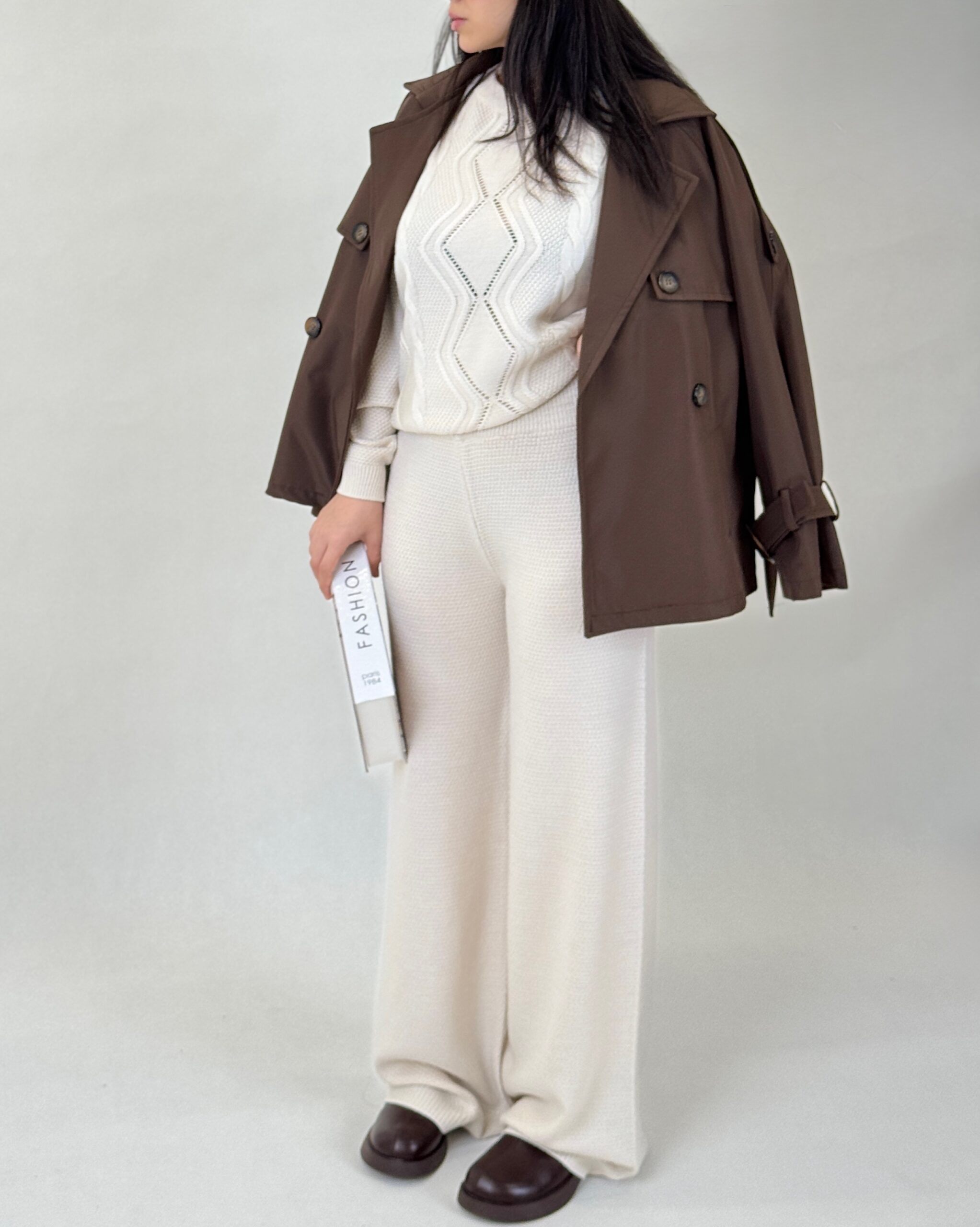 ست بلوز شلوار بافت L0089