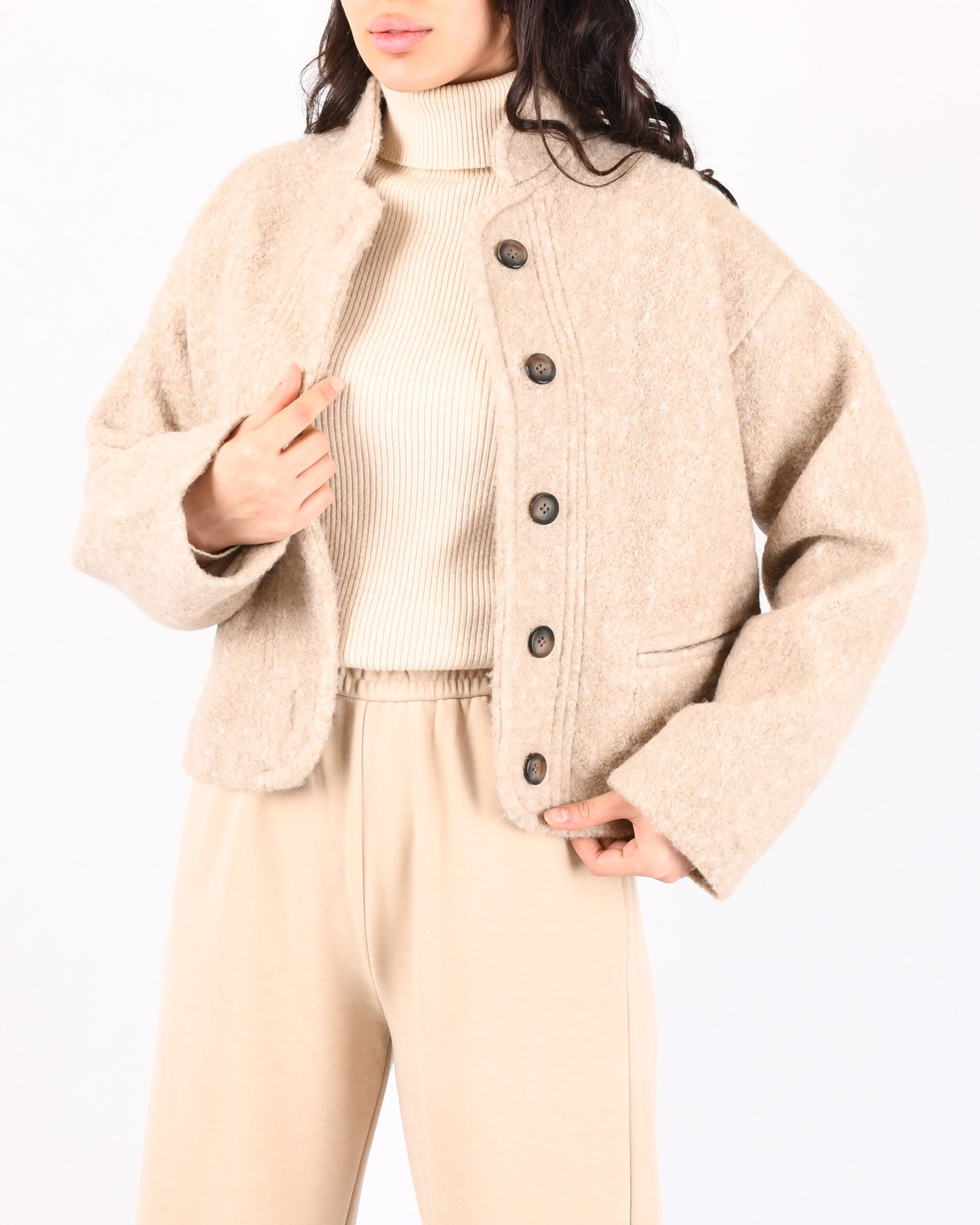 کت فوتر پشمی L00311