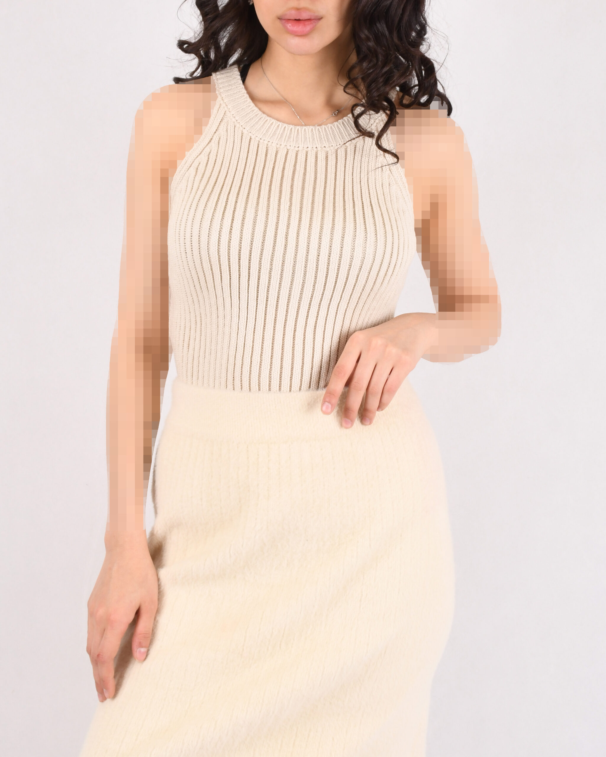 تاپ بافت یقه گرد P0059