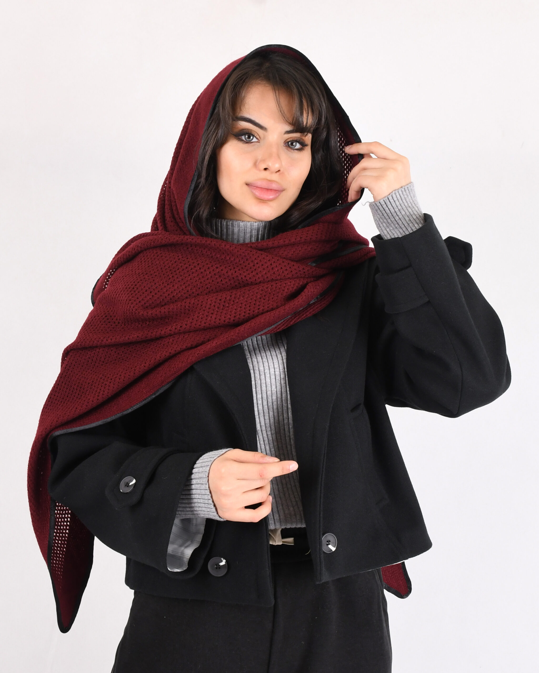 شال بافت مادمازل S00820