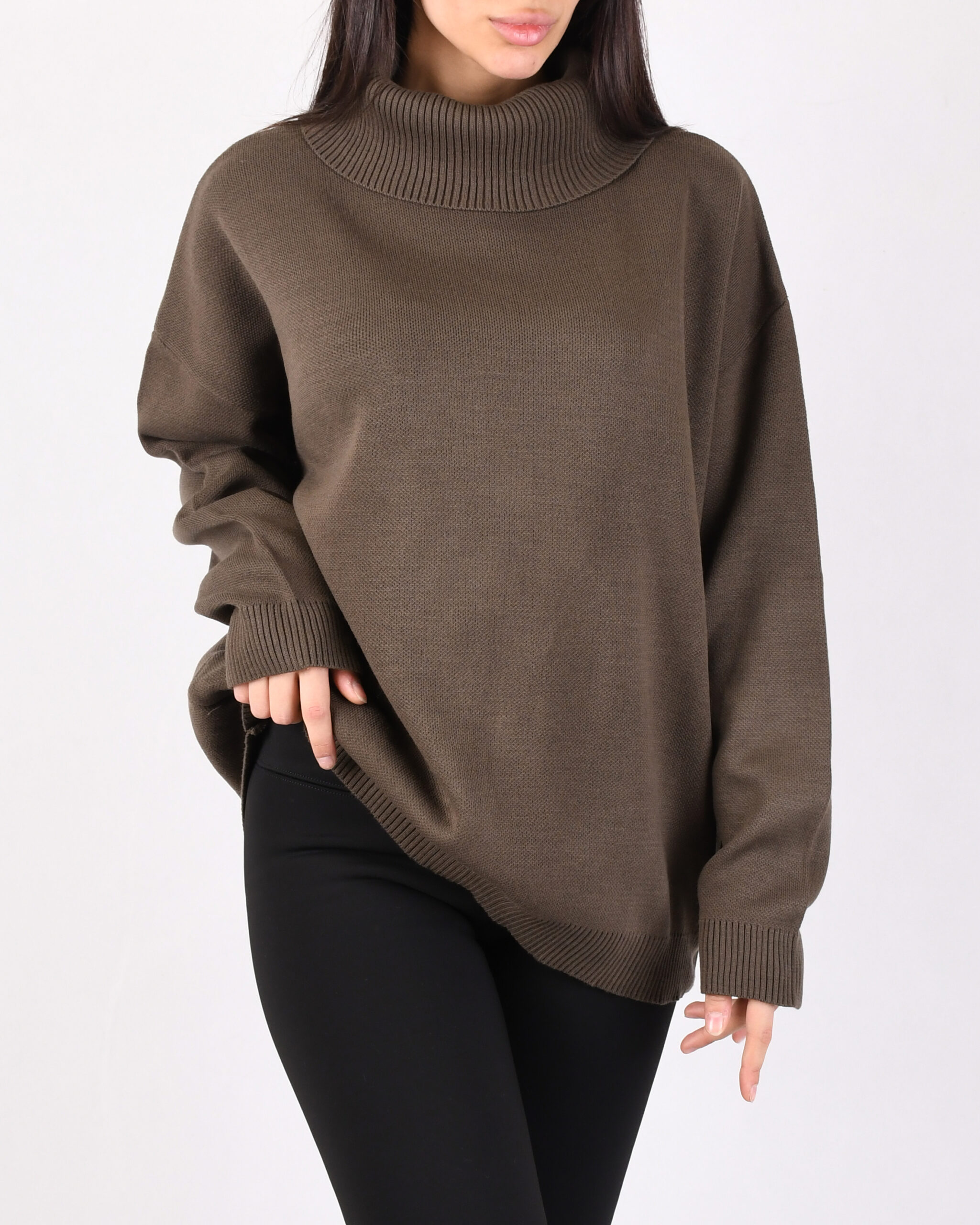 پلیور یقه شل P0074