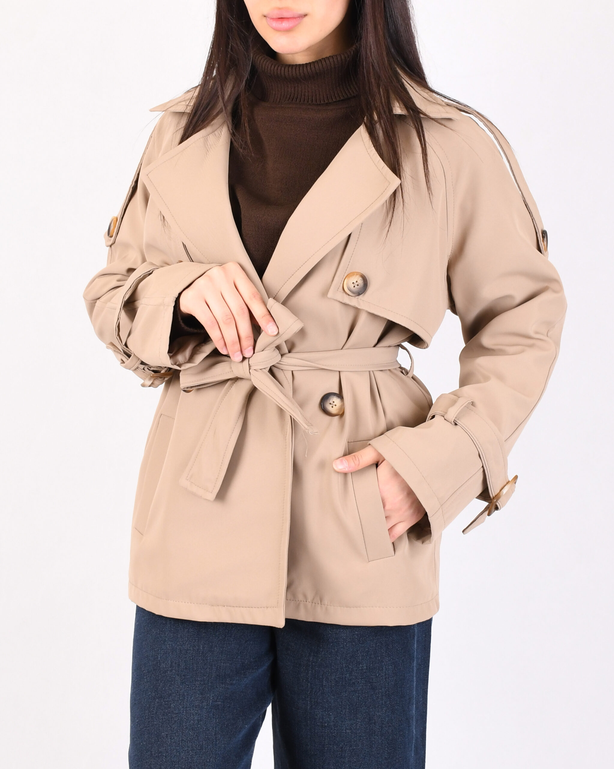 ترنچ کت سانتانا L00314