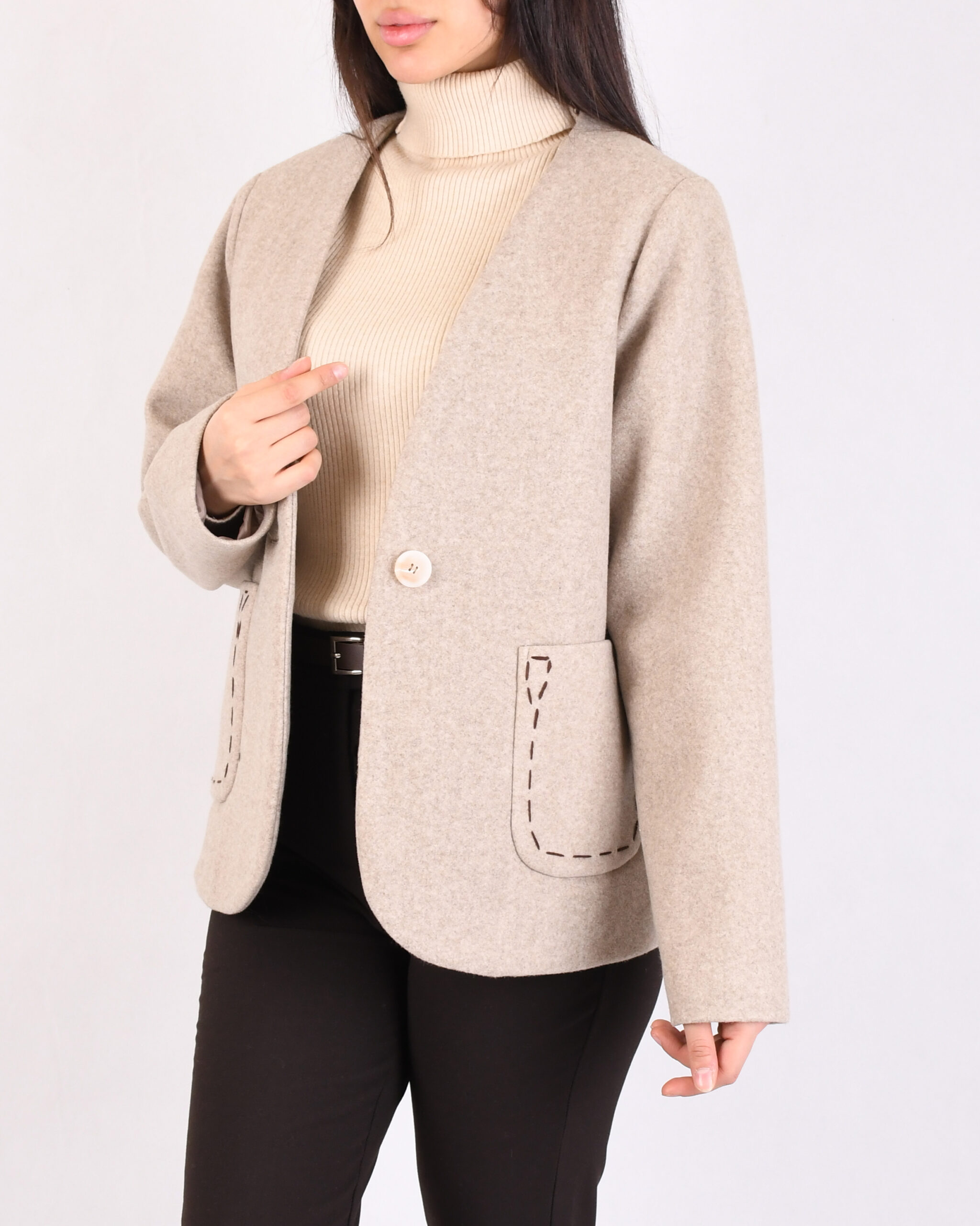 کت فوتر جیب دار P0076