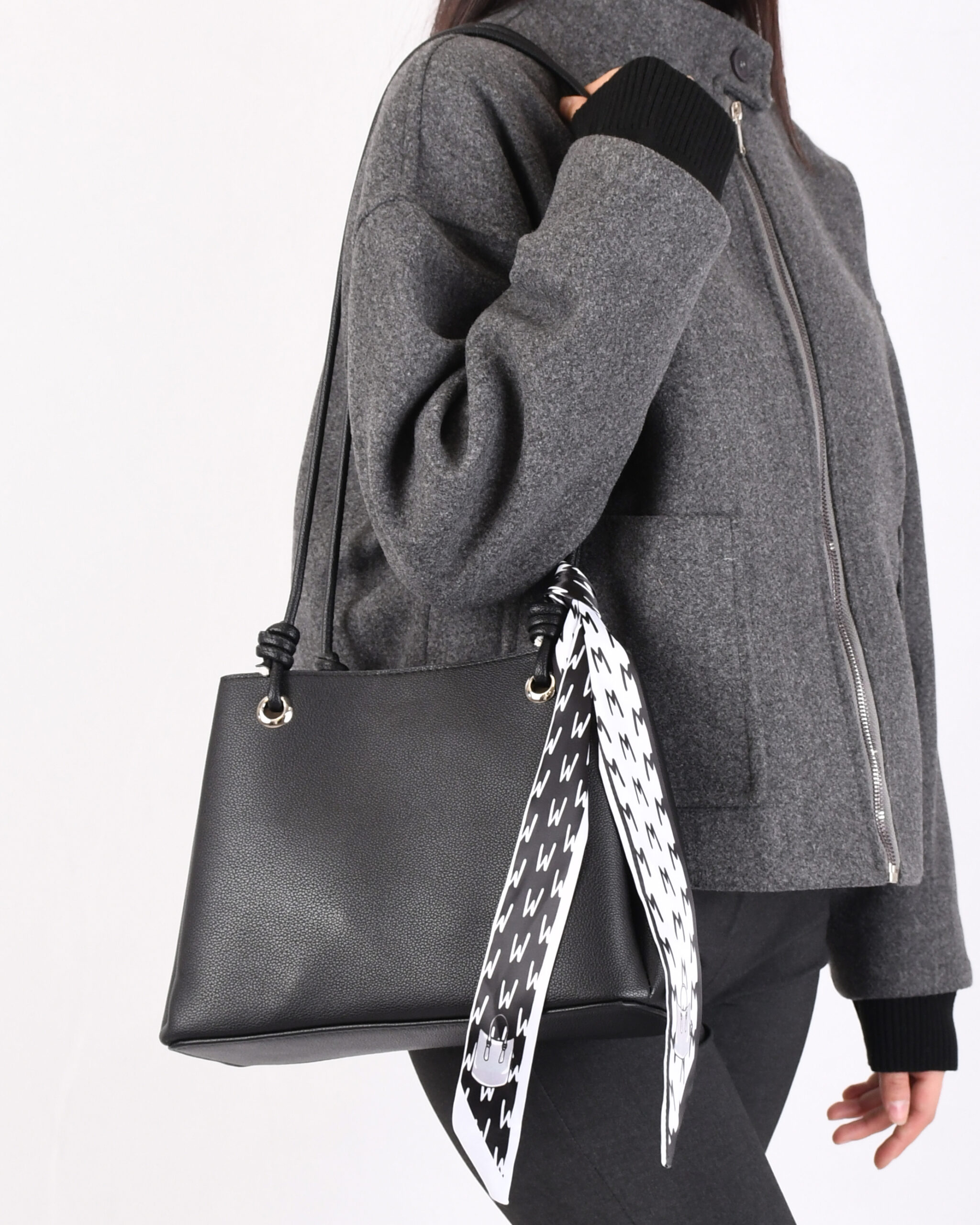 کیف دسته گره شالدار B00340