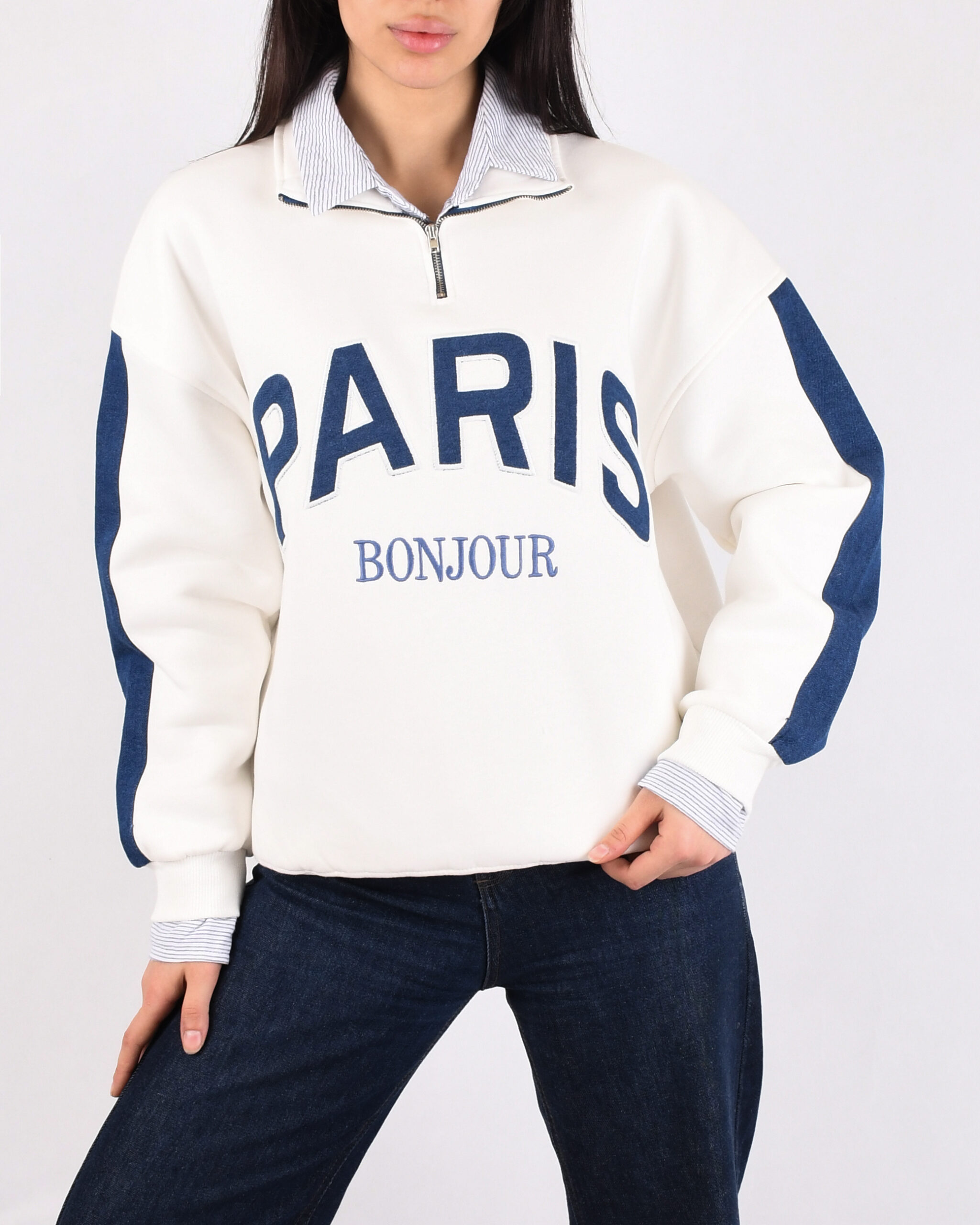 دورس نیم زیپ Paris L00335