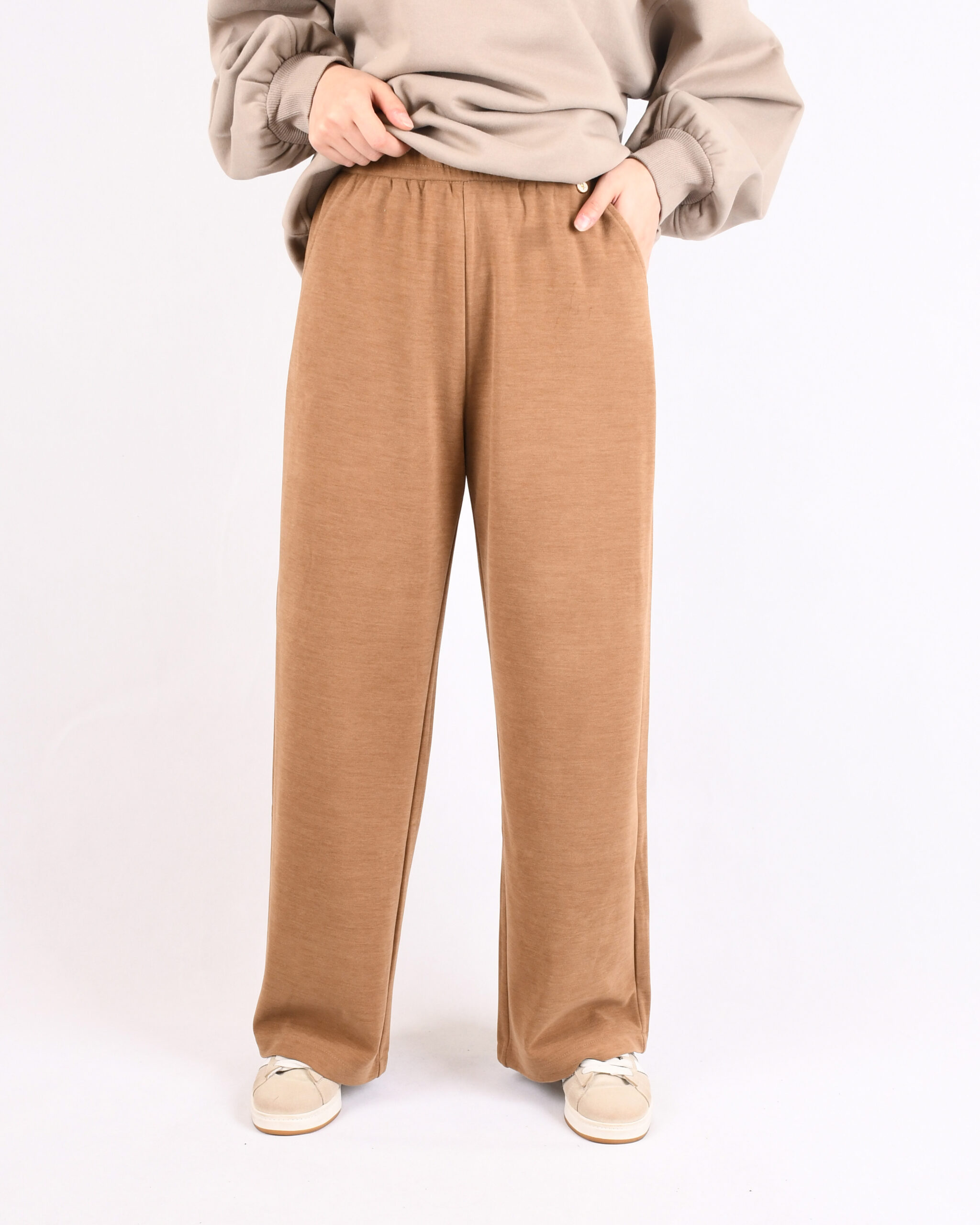 شلوار نیم بگ مخمل L00326