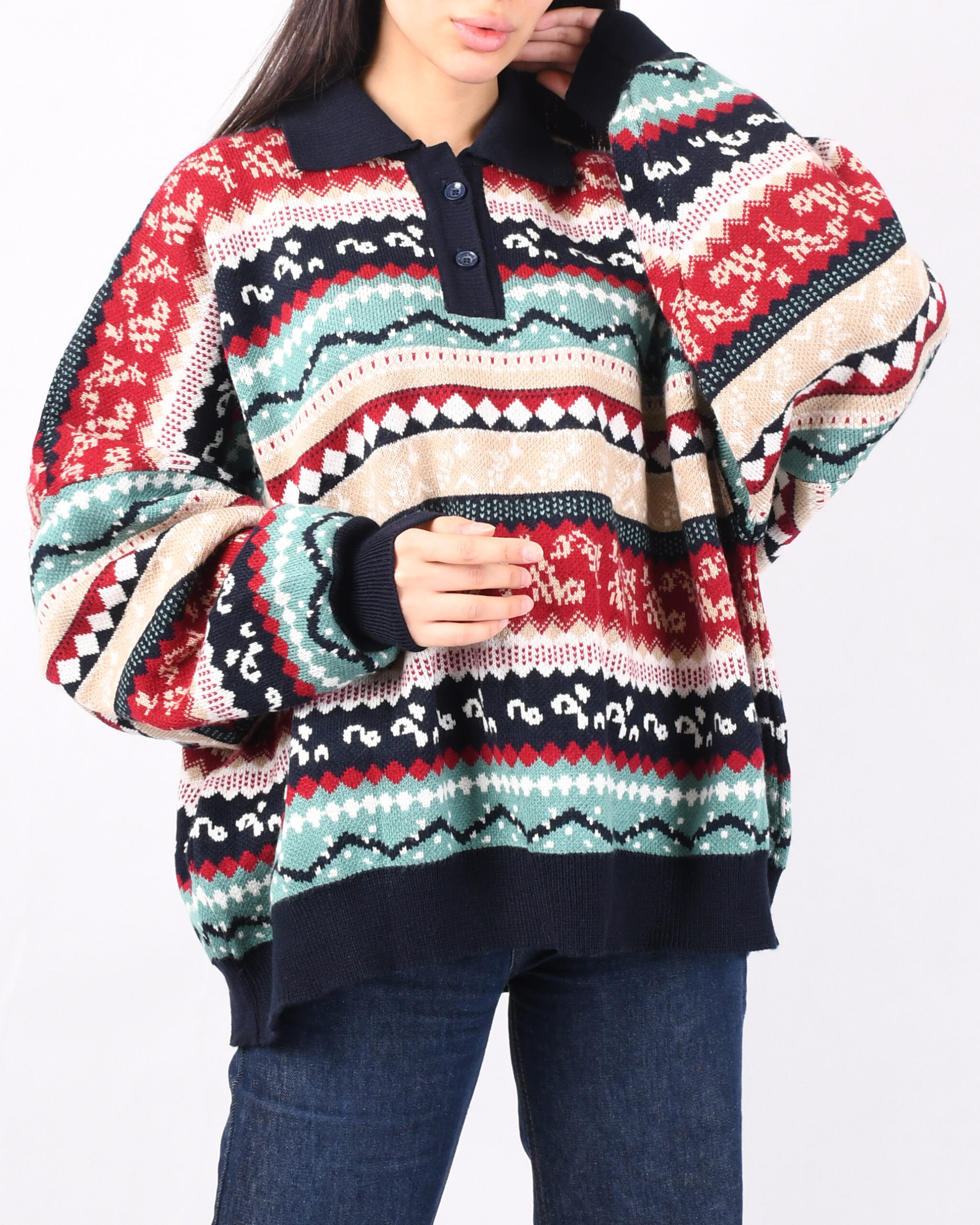 پلیور کریسمسی تیا L00372