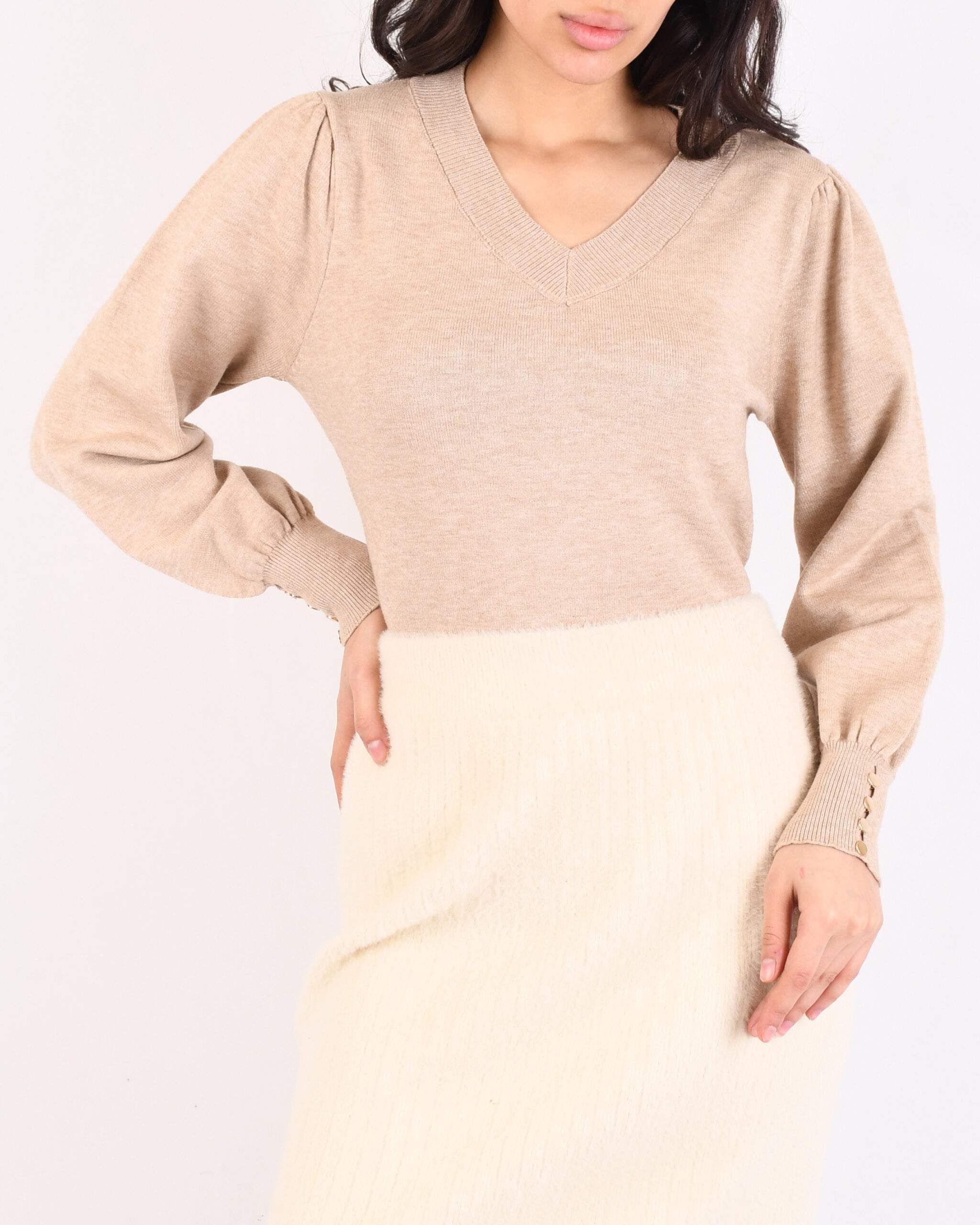 بافت یقه هفت پفی L00391