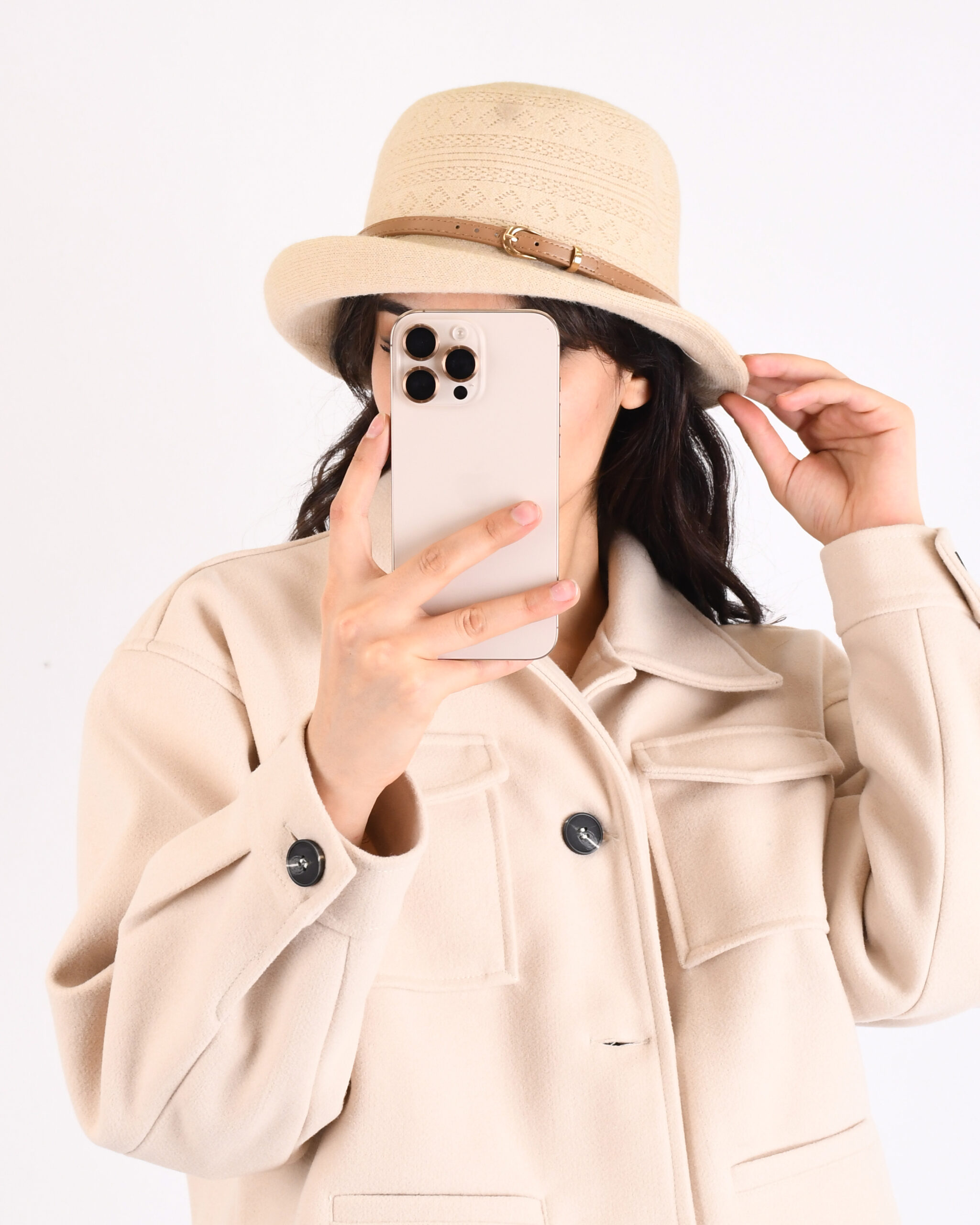 کلاه پاییزه انگلیسی ساده S00832