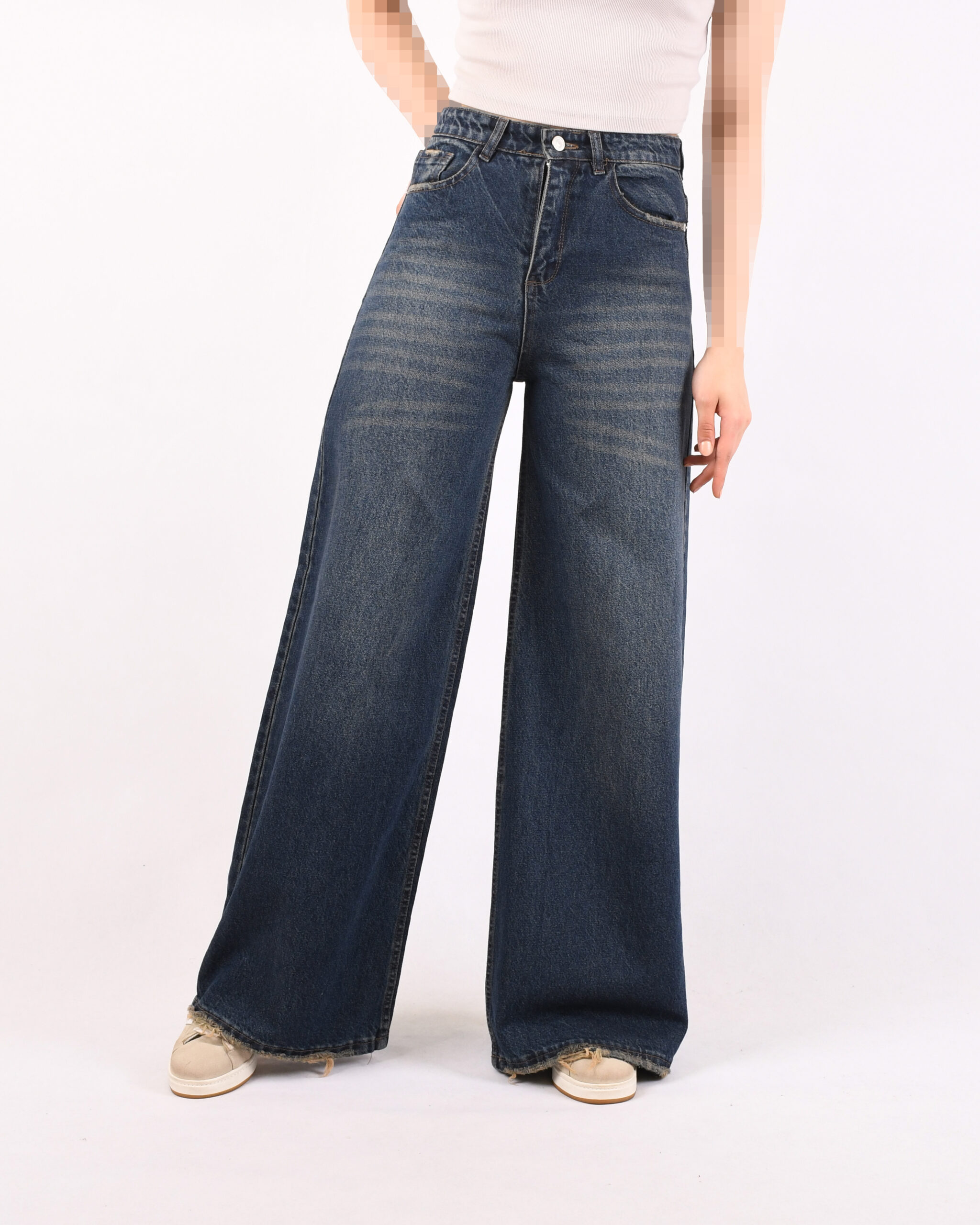 شلوار جین فول بگ P00100