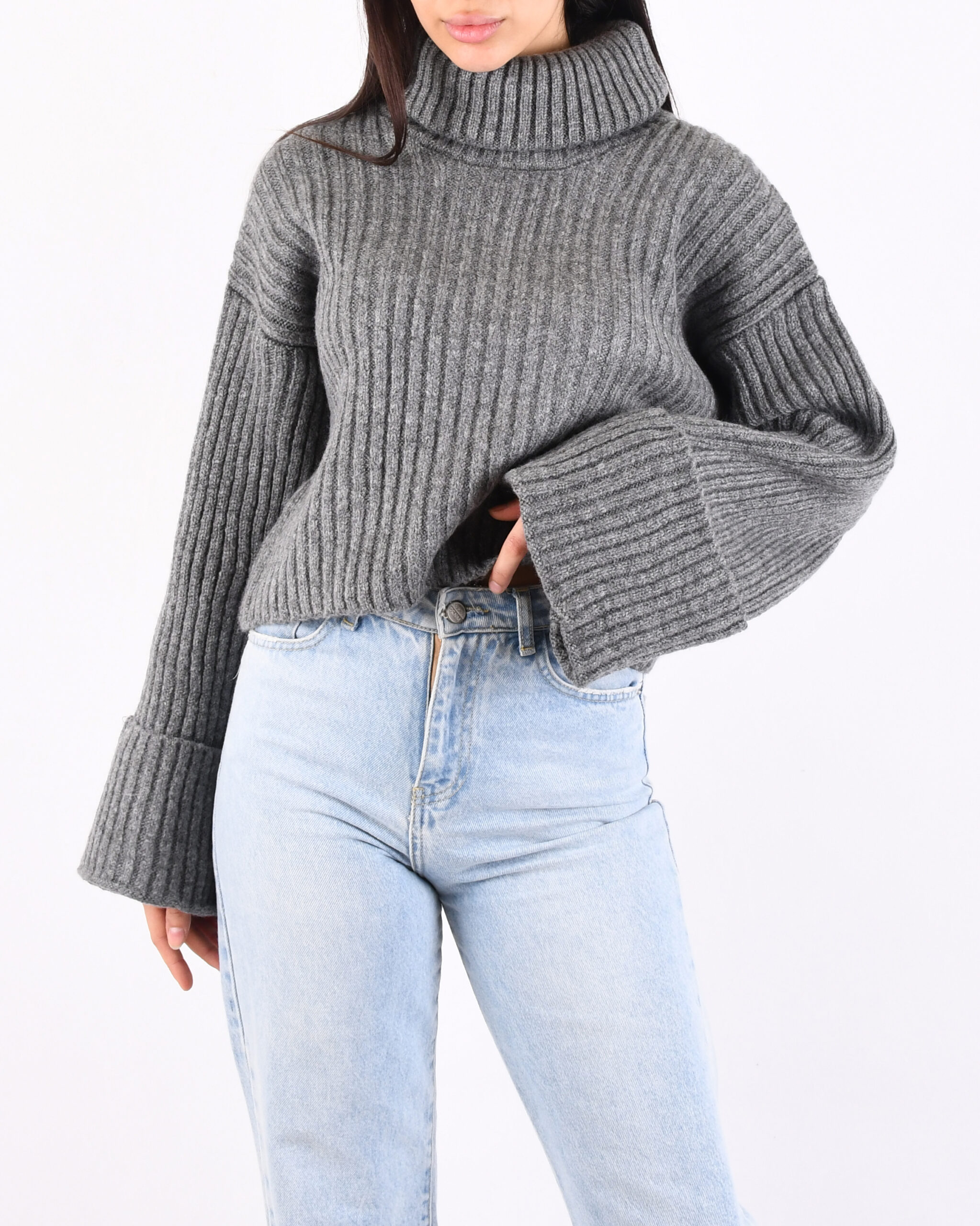 پلیور یقه اسکی L00342