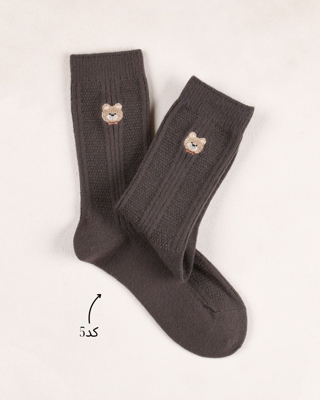 جوراب گلدوزی ساقدار 000801