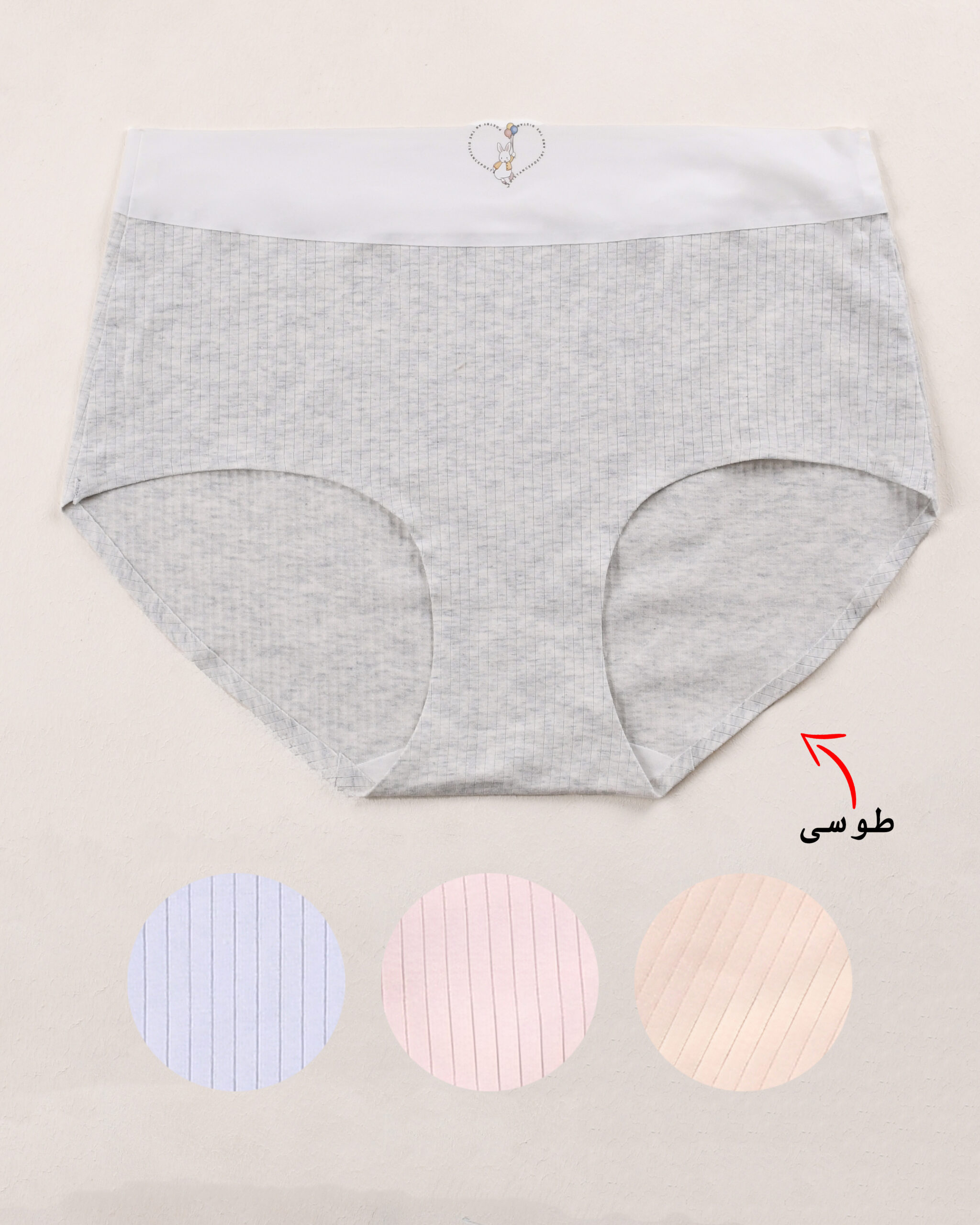 شورت پلاس سایز خرگوش y0013