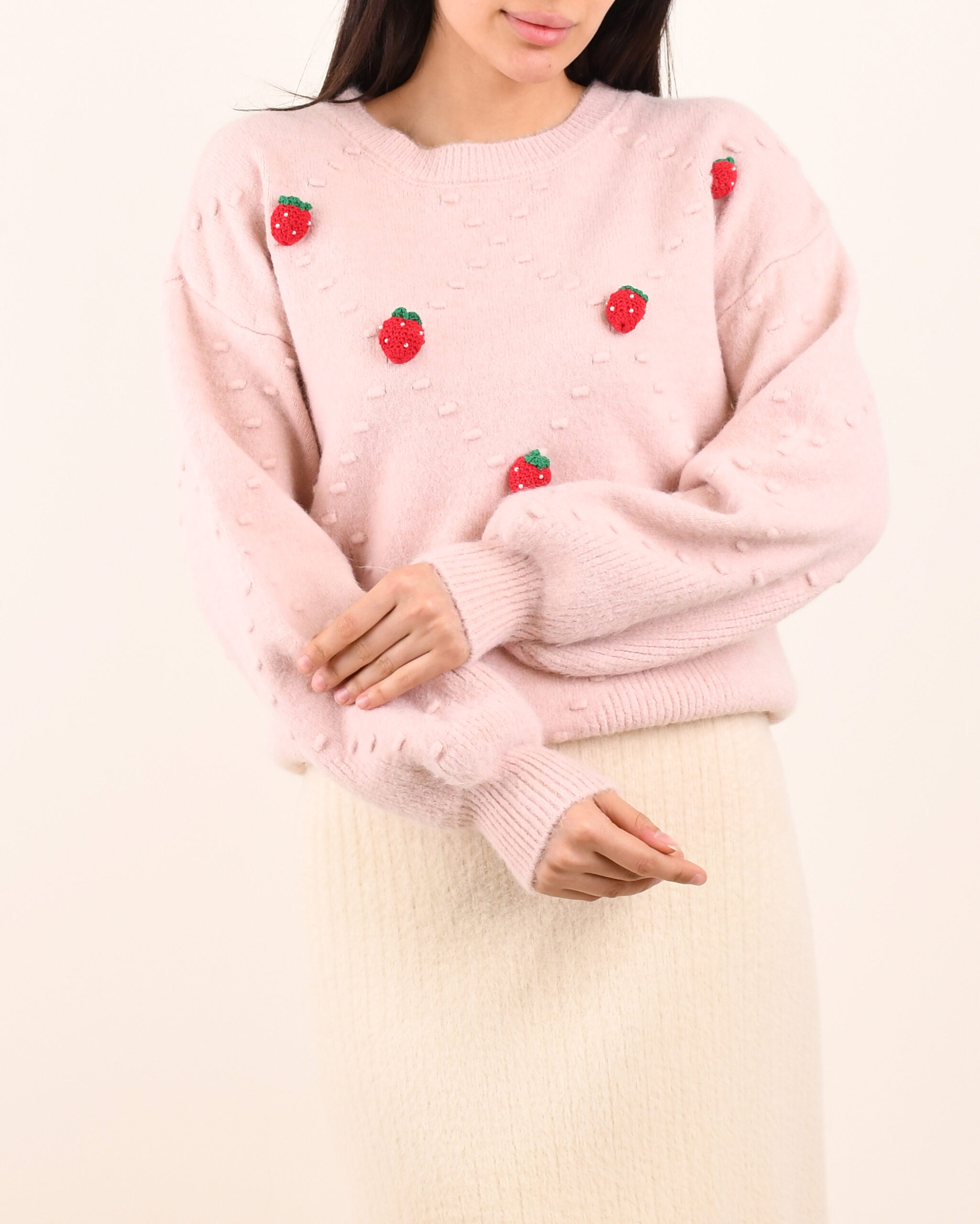 پلیور توت فرنگی L00471