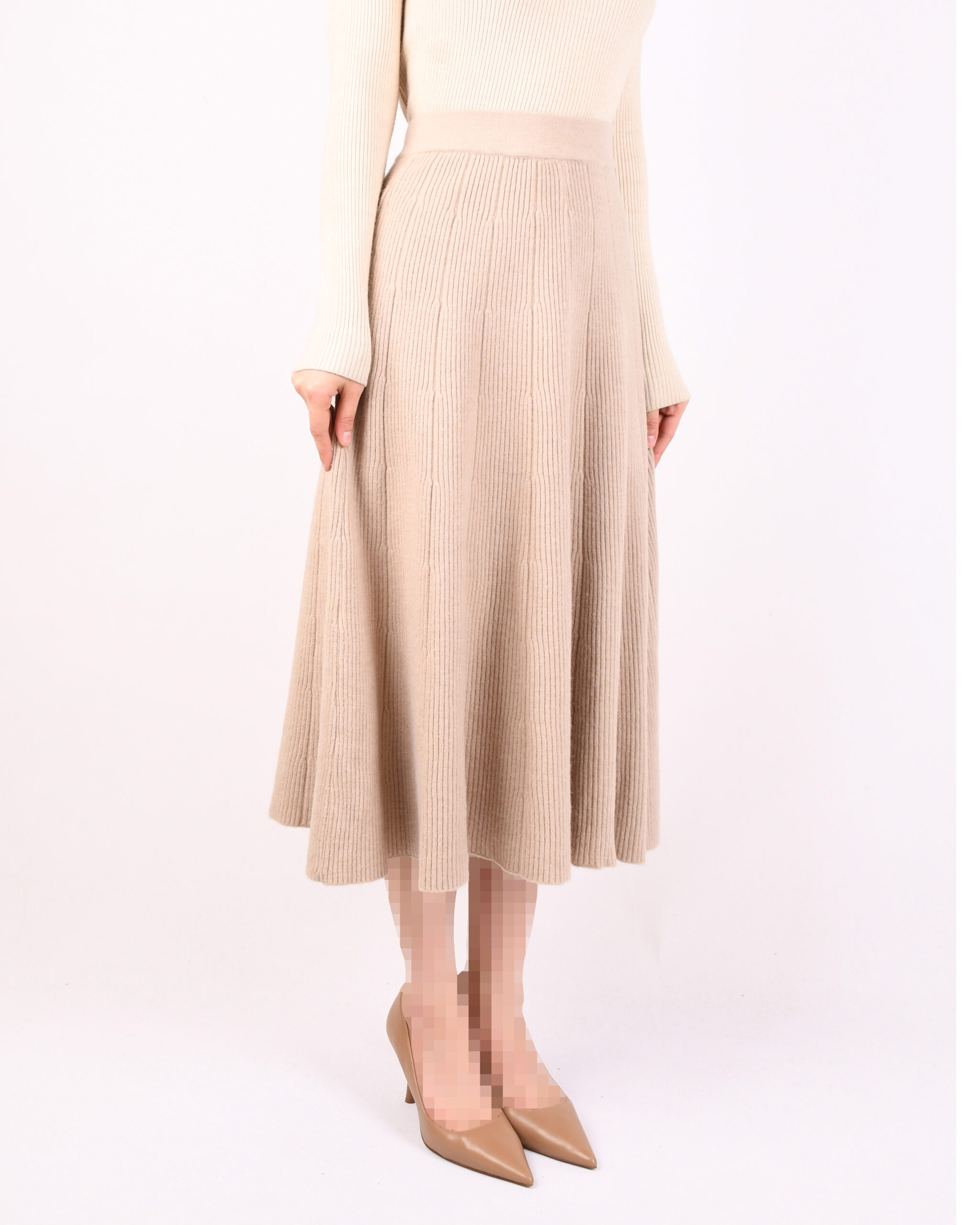 دامن بافت موهر کلوش L00499