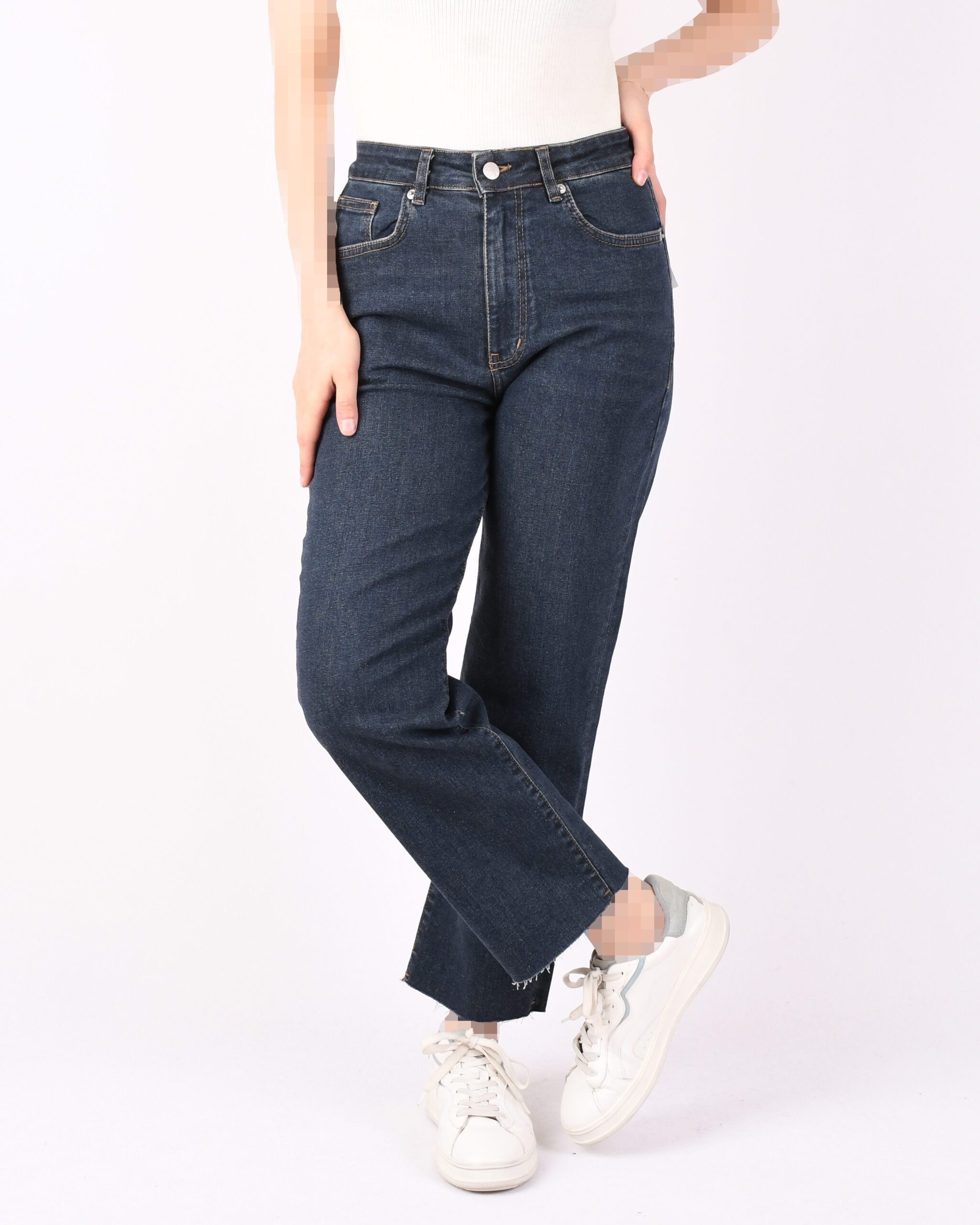 شلوار جین پایین کات L00524