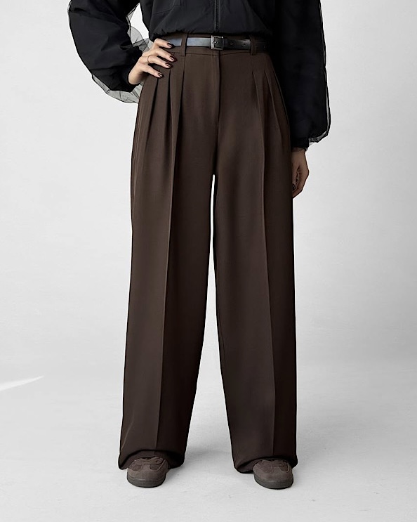 شلوار بگ پیله دار آشا L00489