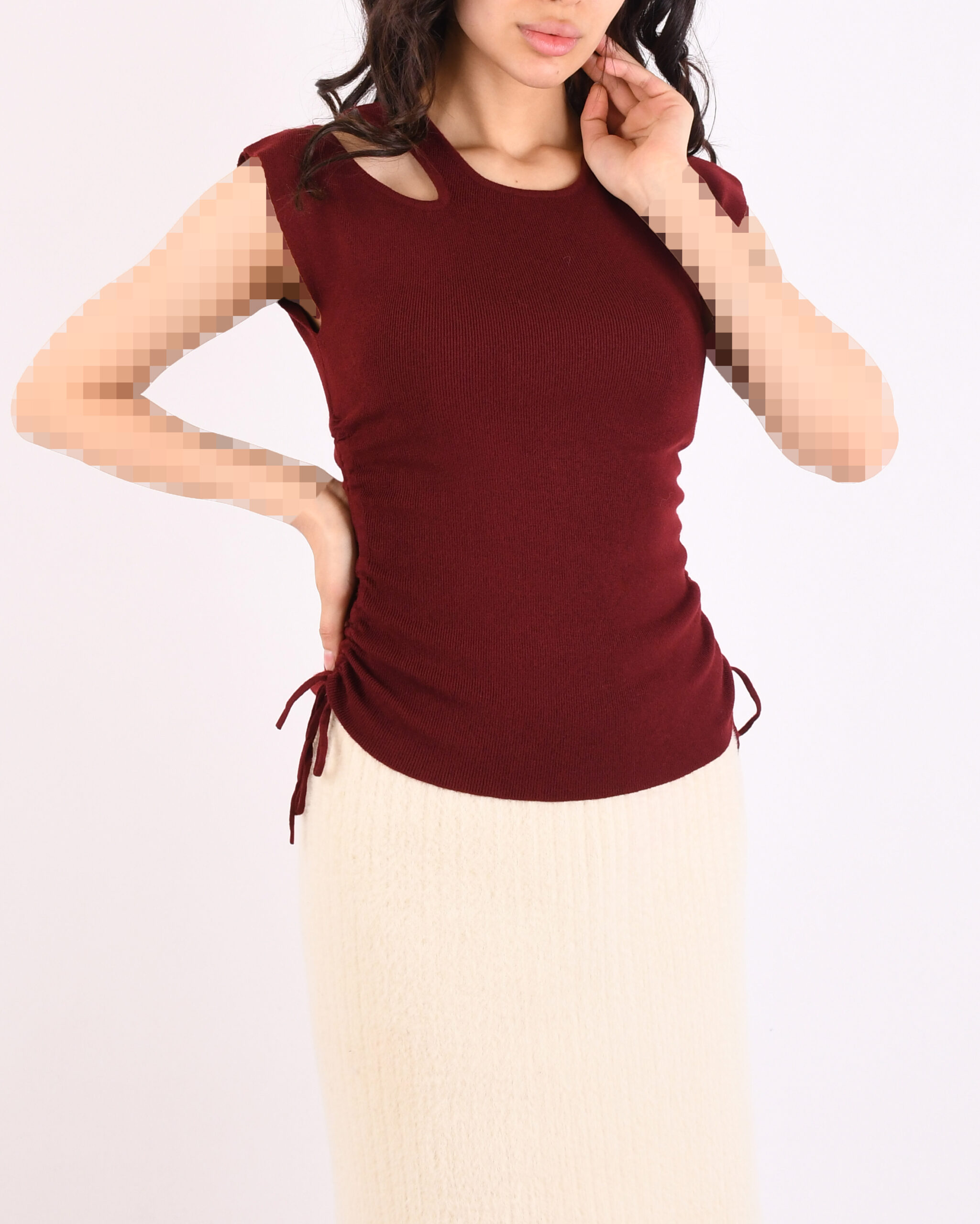 تاپ بافت بغل گت دار L00453