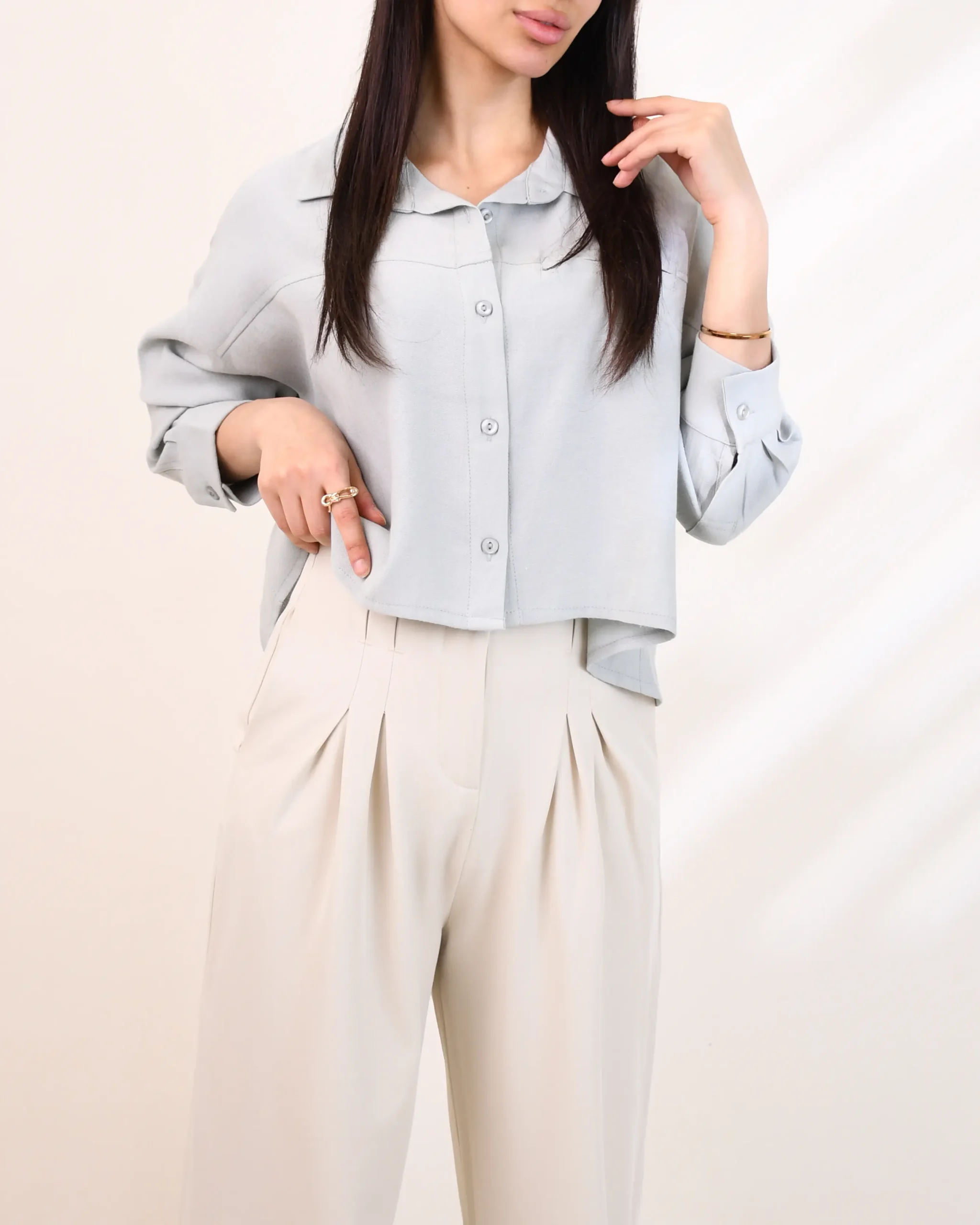 شومیز کراپ W0033