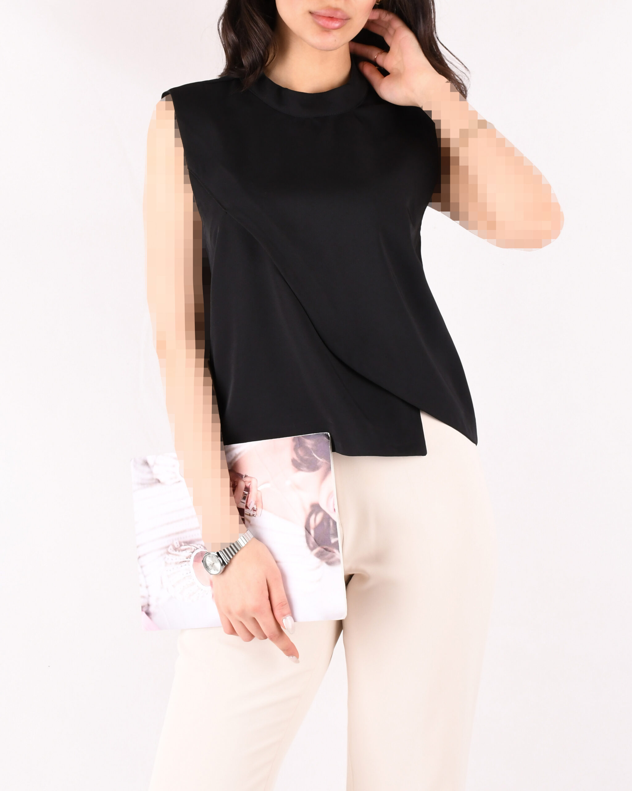 تاپ مشکی W0079