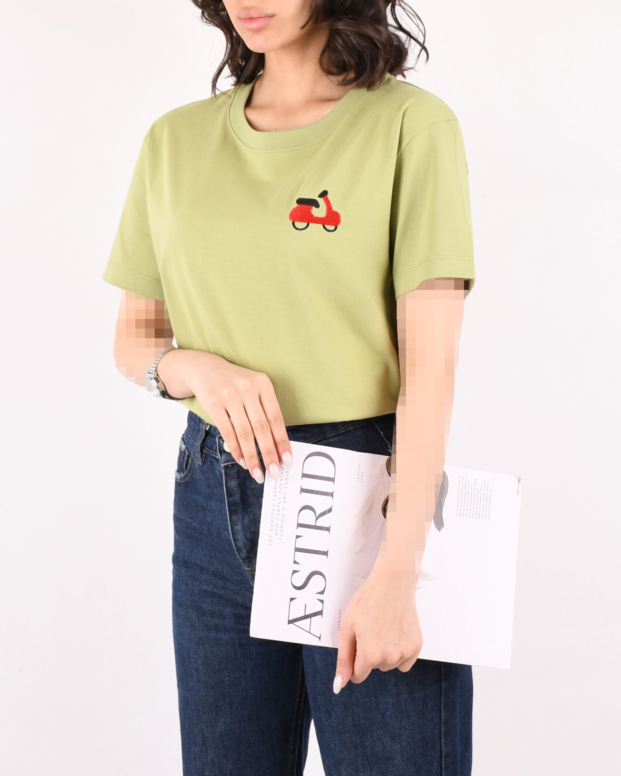 تیشرت یقه گرد W0045