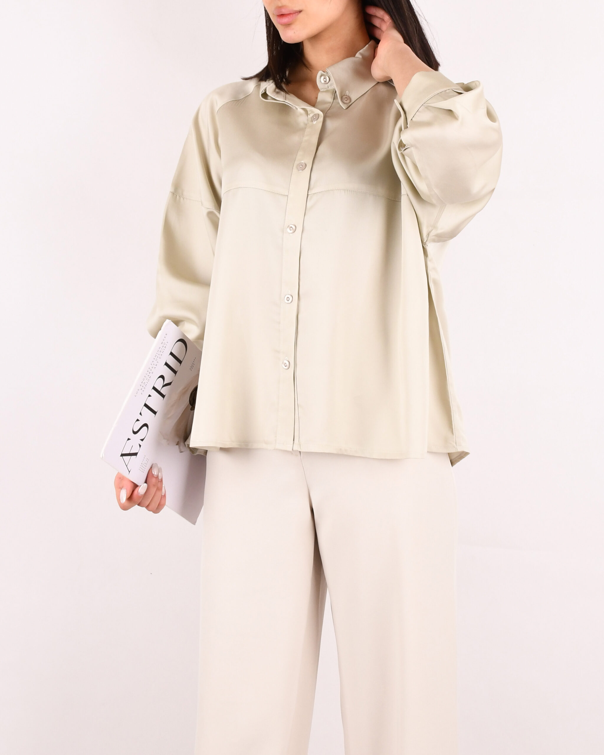 شومیز آستین مچی W00100