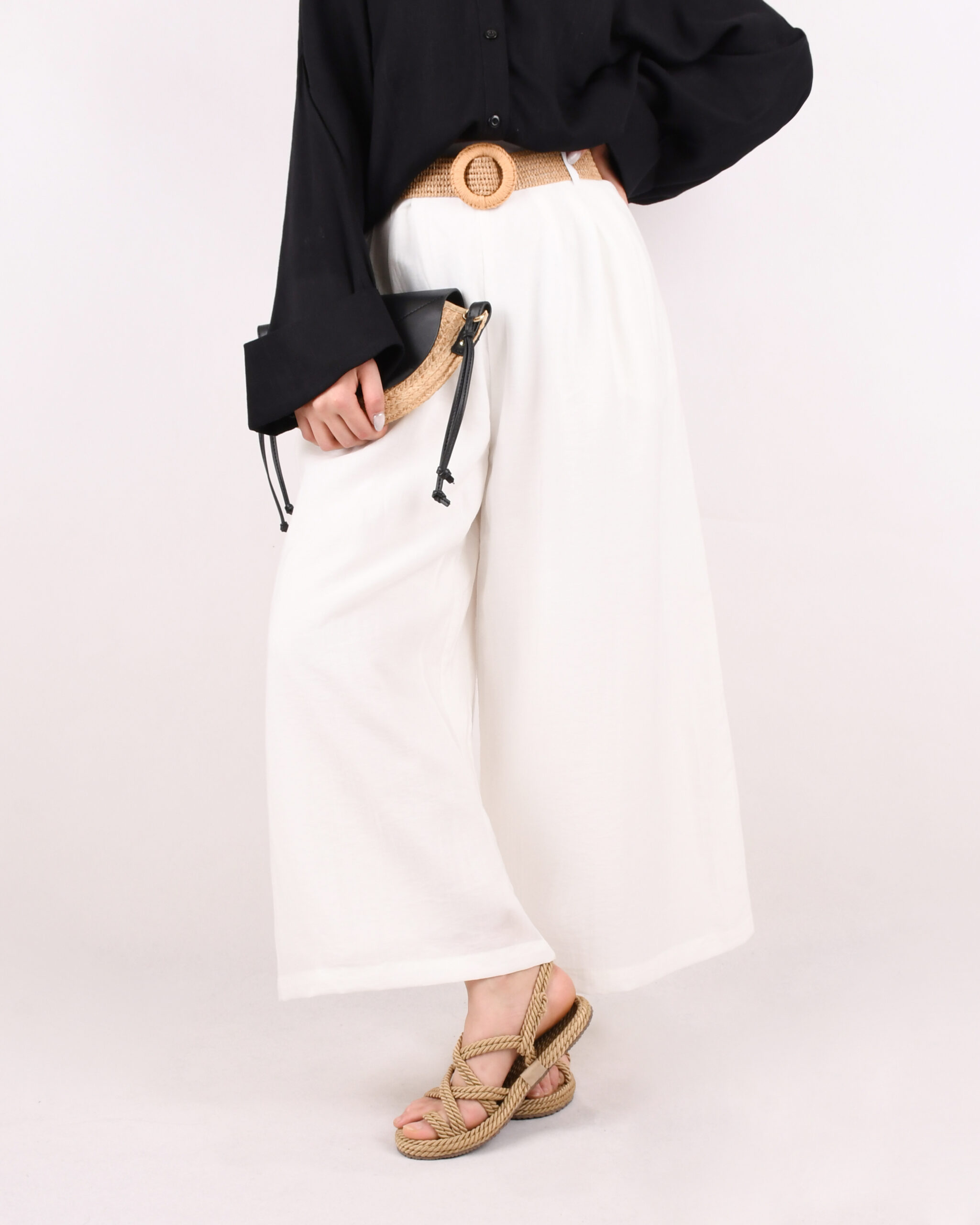 شلوار کمربند حصیری  G00151