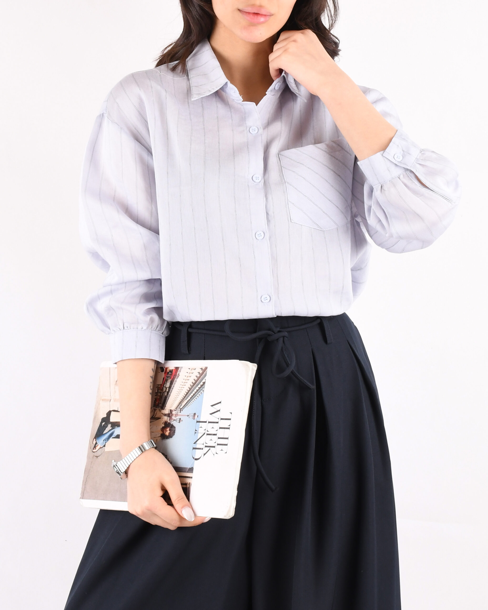 شومیز راه راه G00147