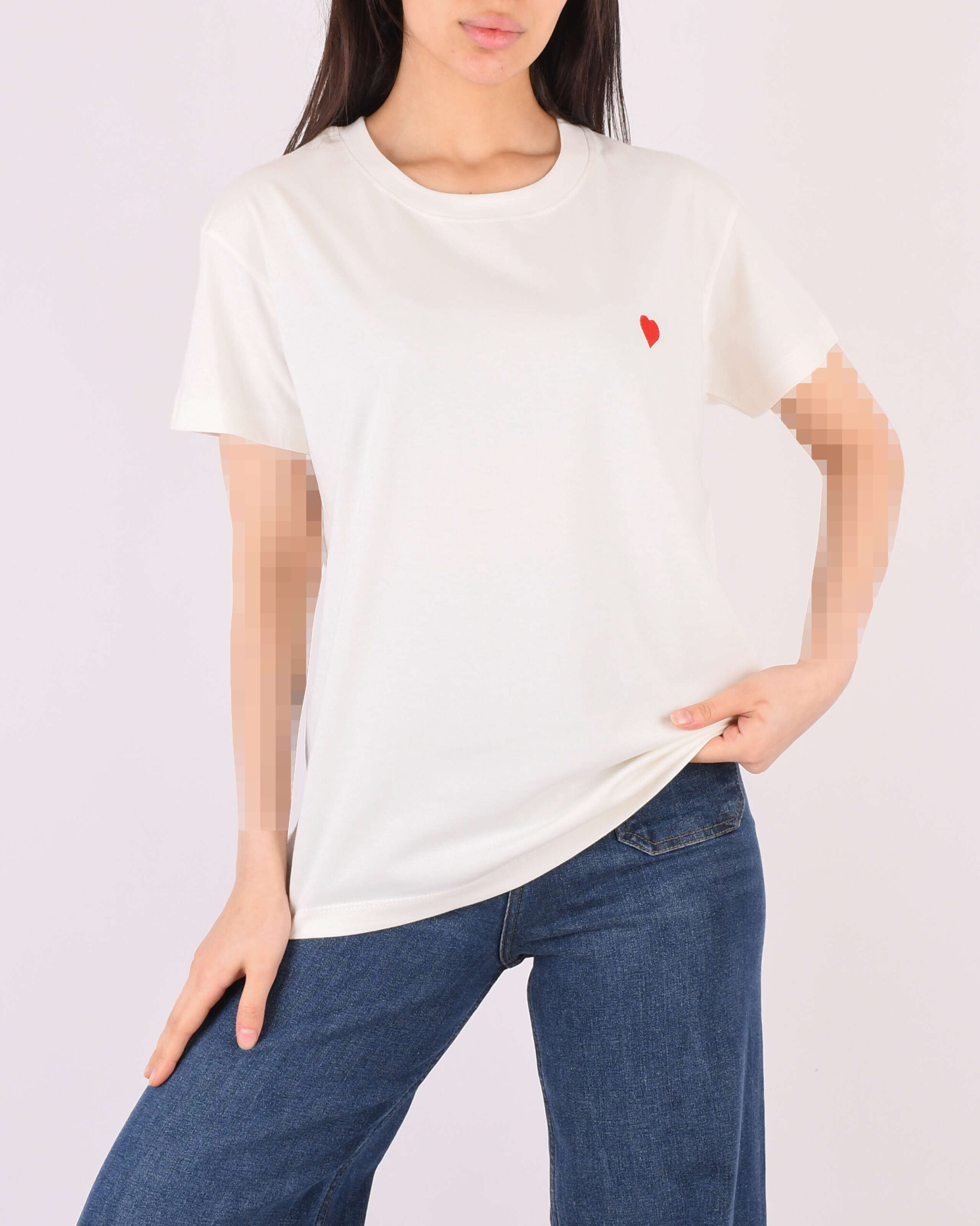 تیشرت قلبی W0016