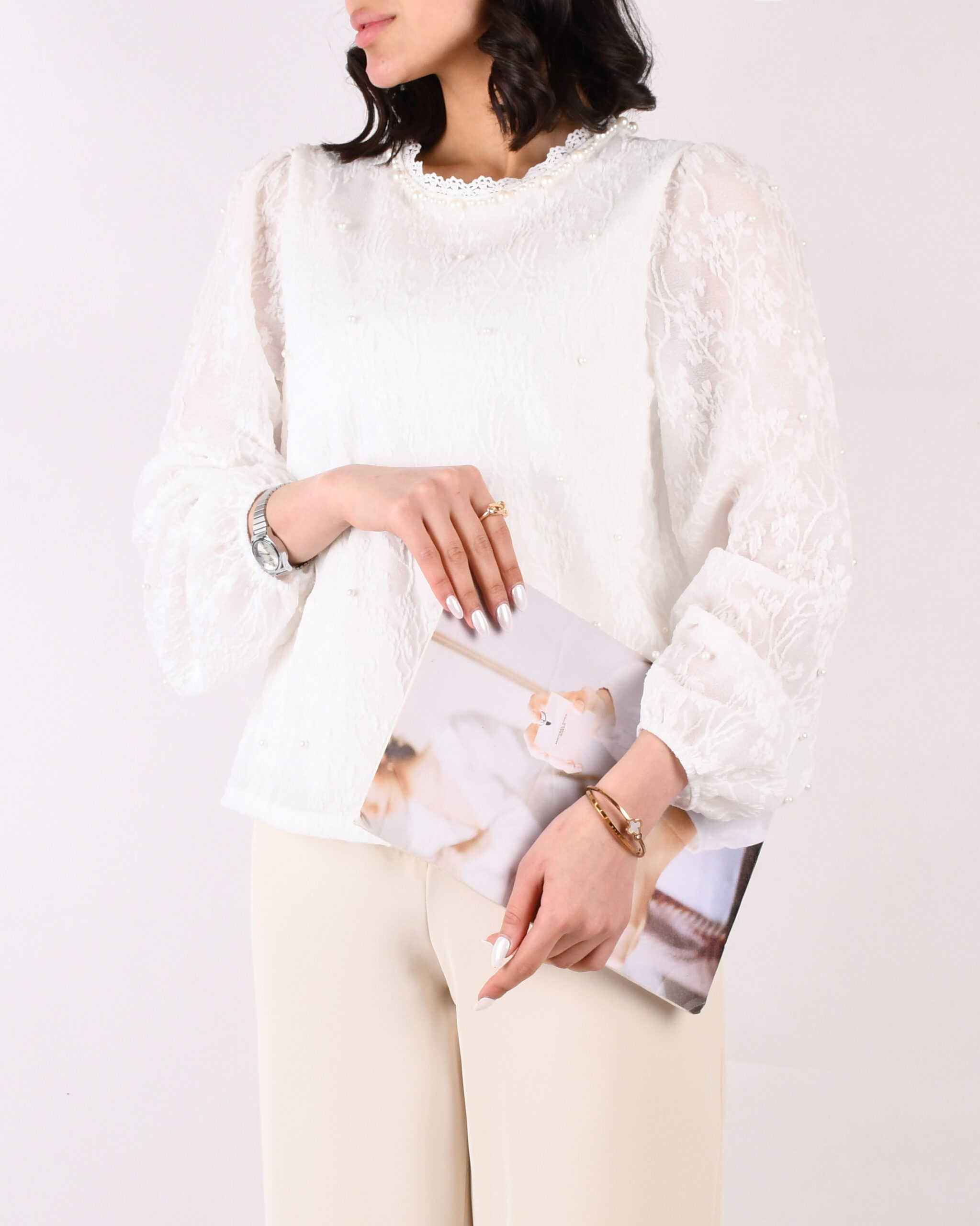 شومیز گیپوری G00250