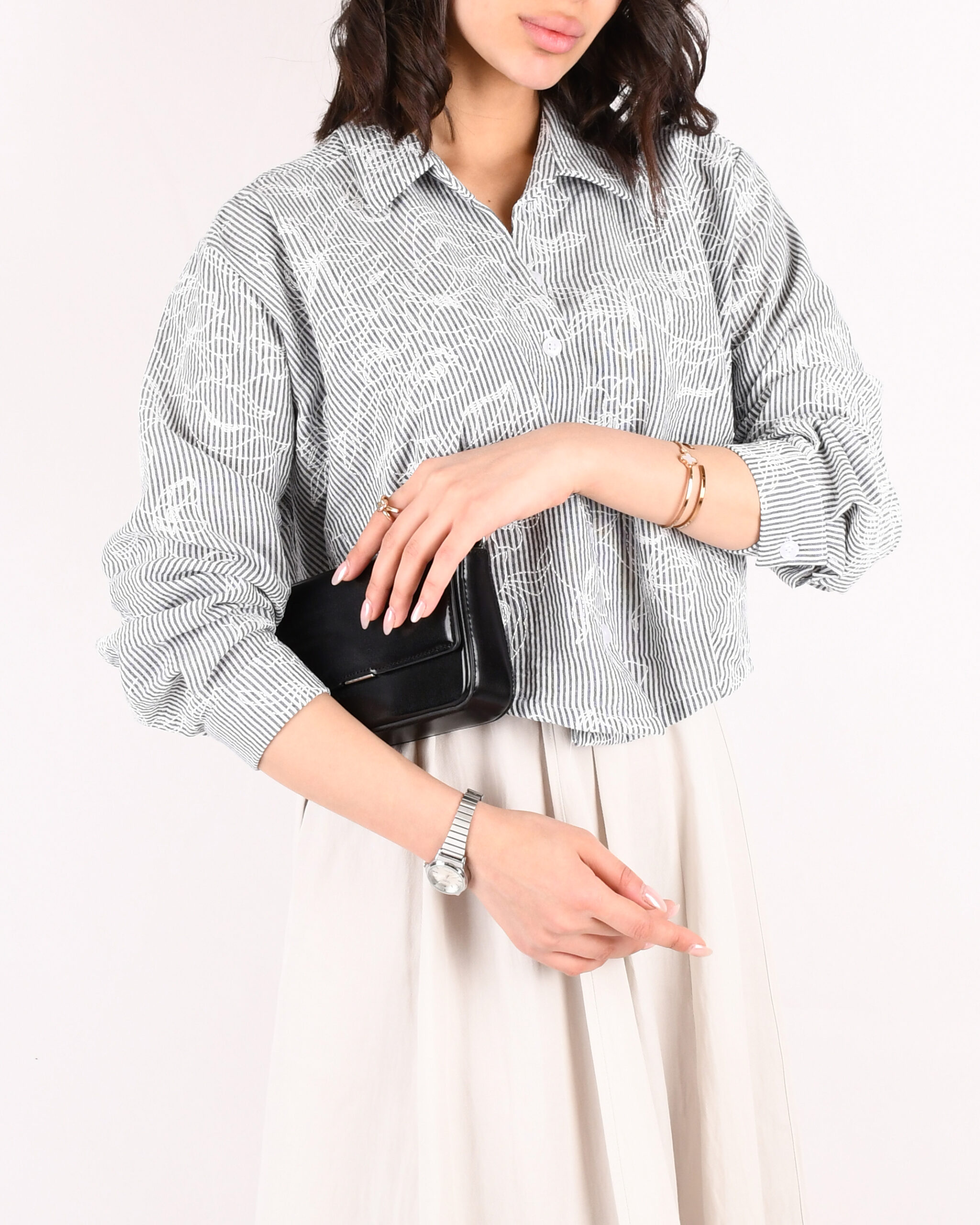 شومیز طرح دار G00189