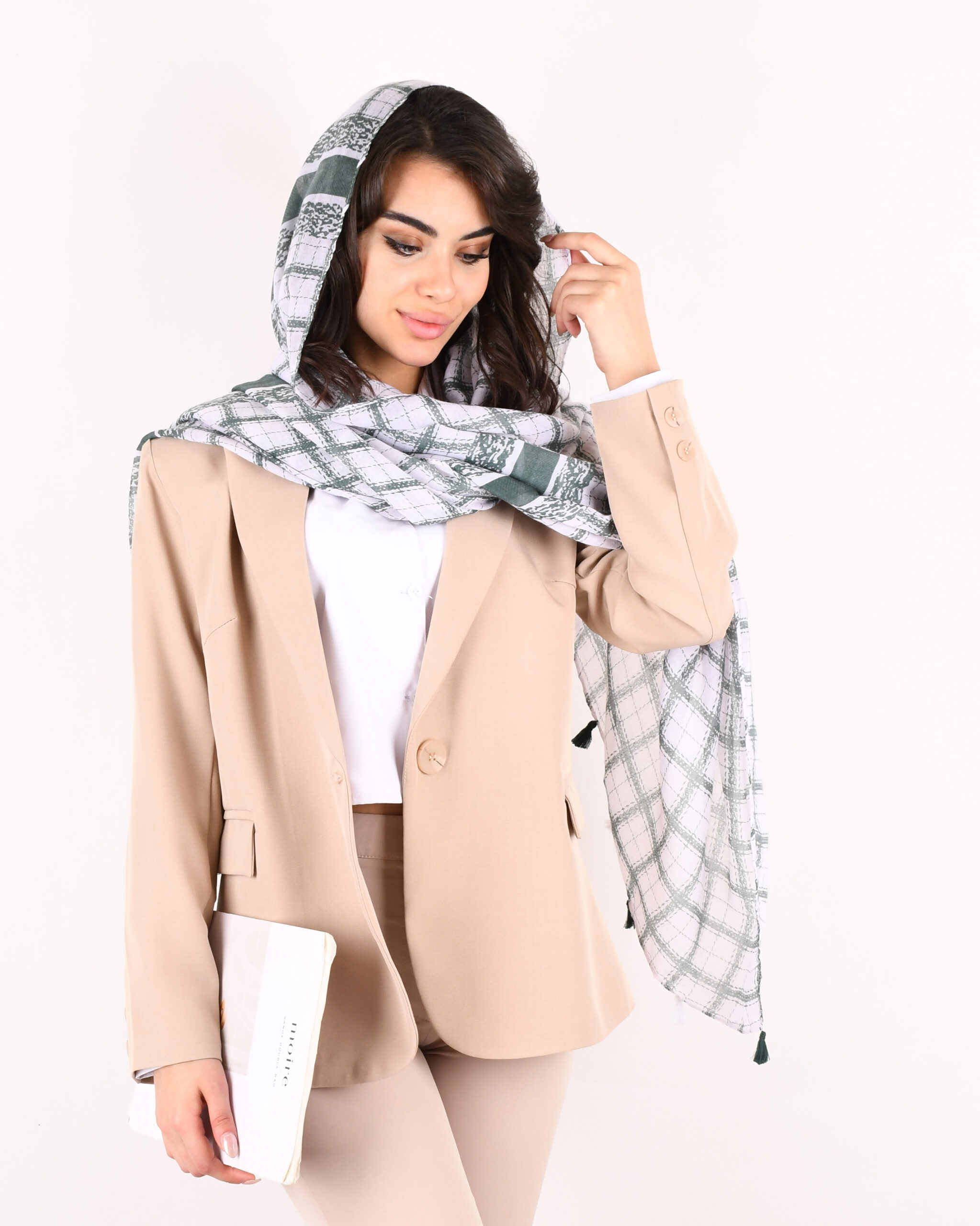شال چهارخونه OPPSI S00899