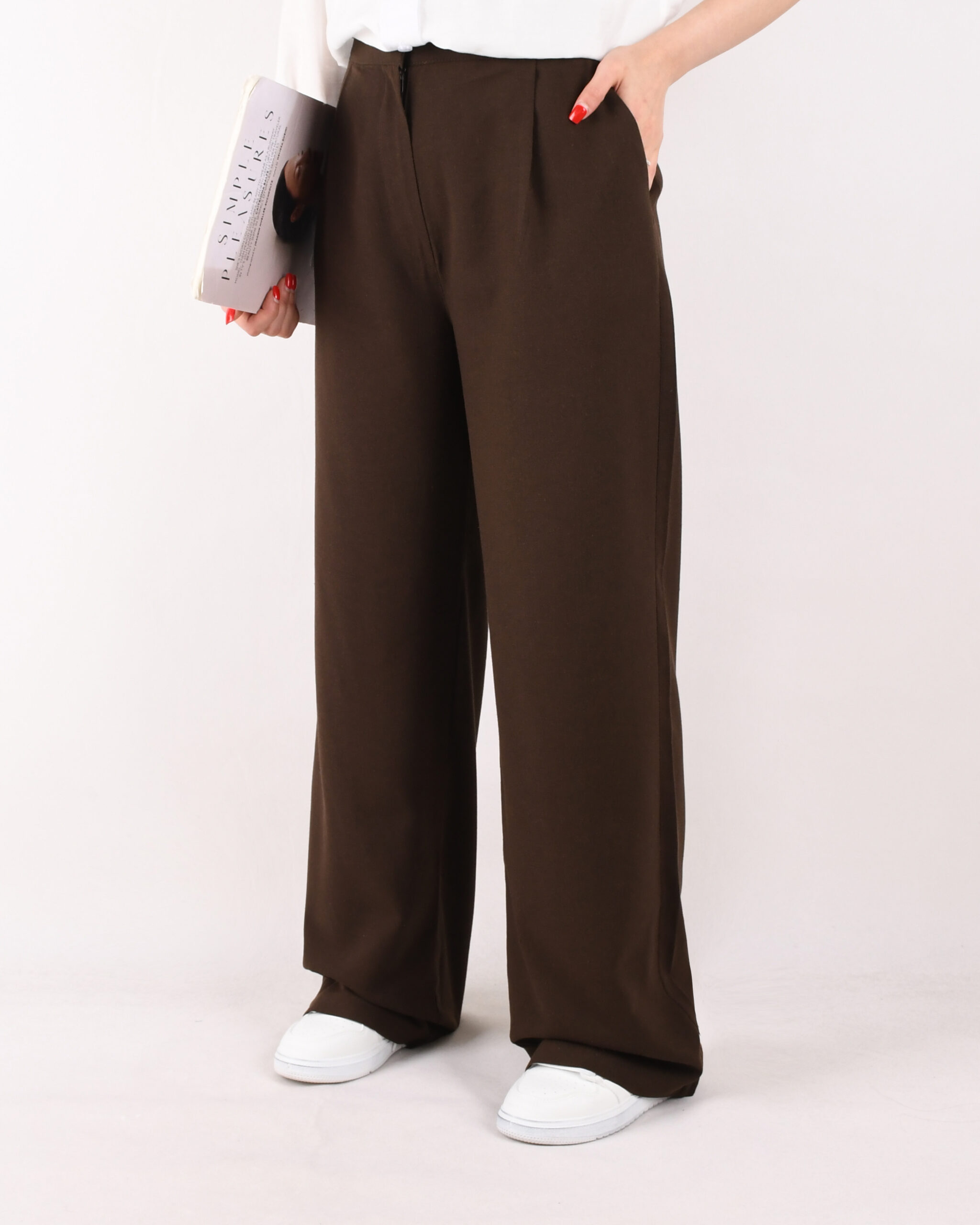 شلوار لینن پشت کش G00529