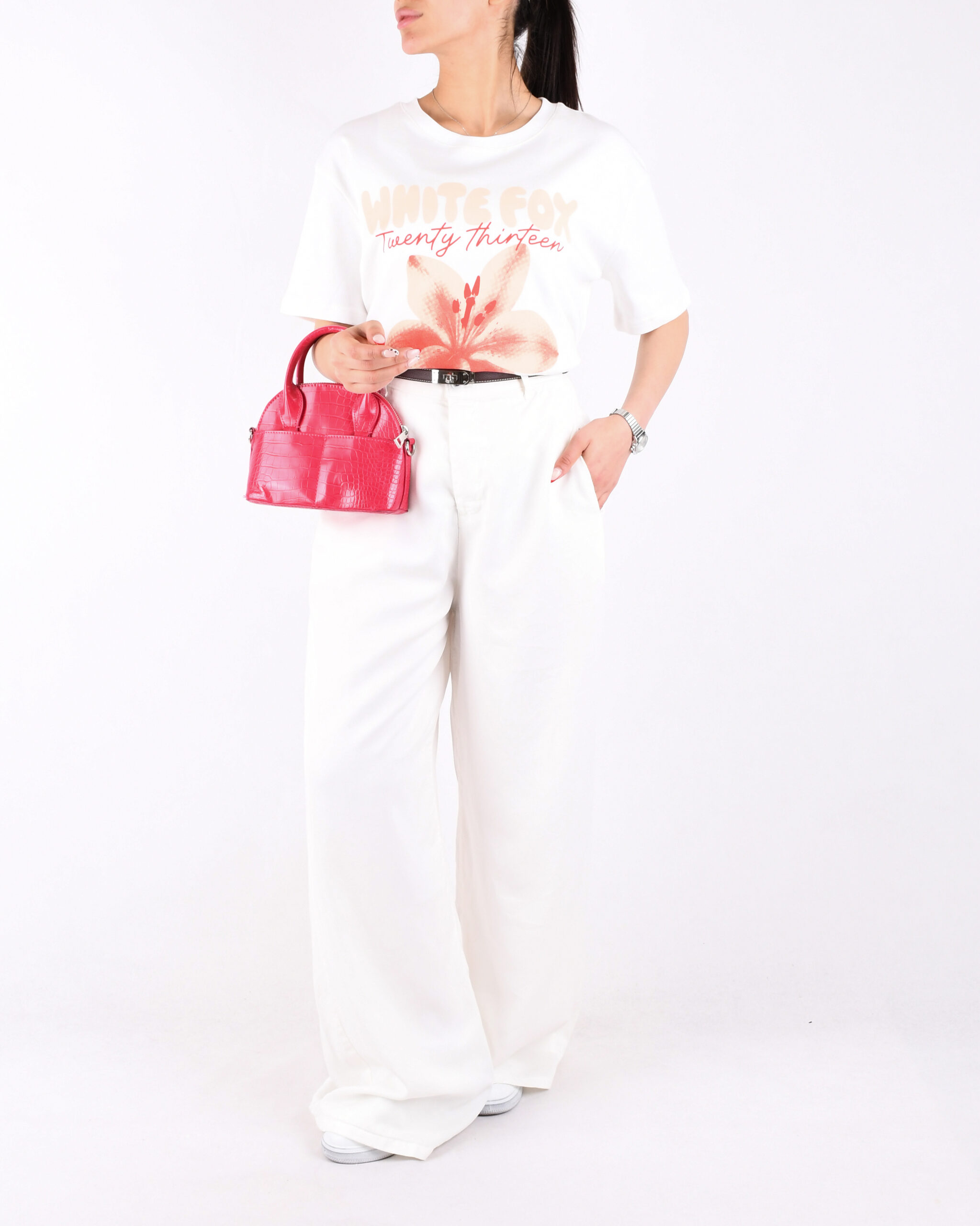 تیشرت G00868  WHITE FOX