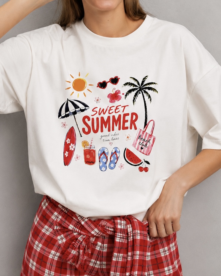 تیشرتG00895  SUMMER